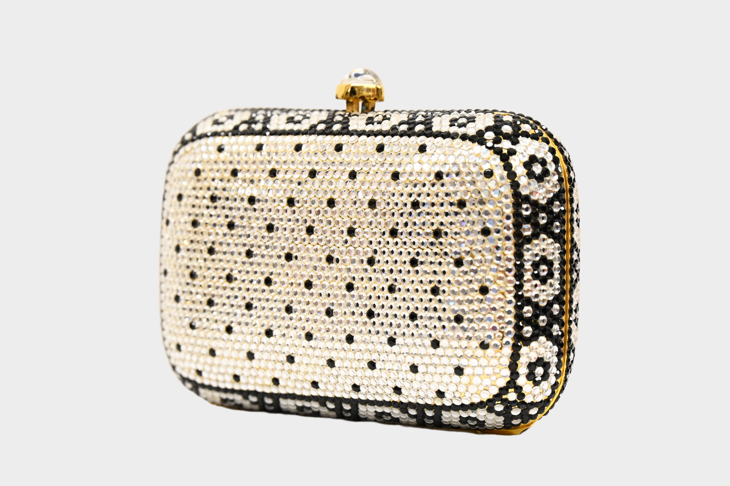 Crystal Minaudière Clutch