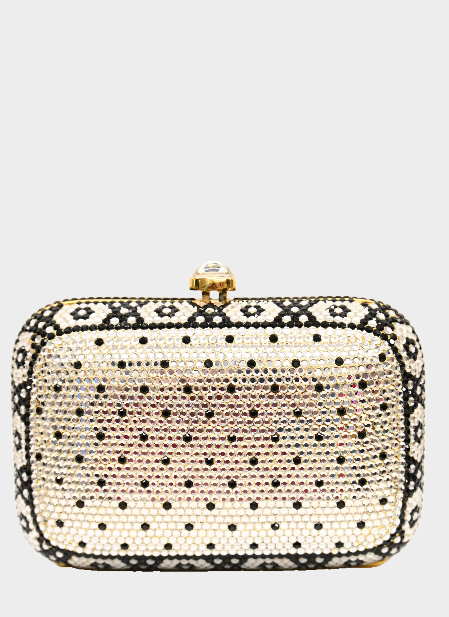 Crystal Minaudière Clutch