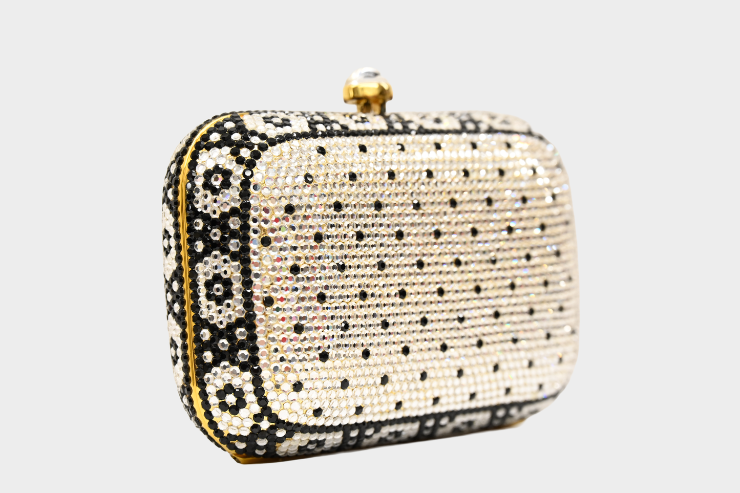 Crystal Minaudière Clutch