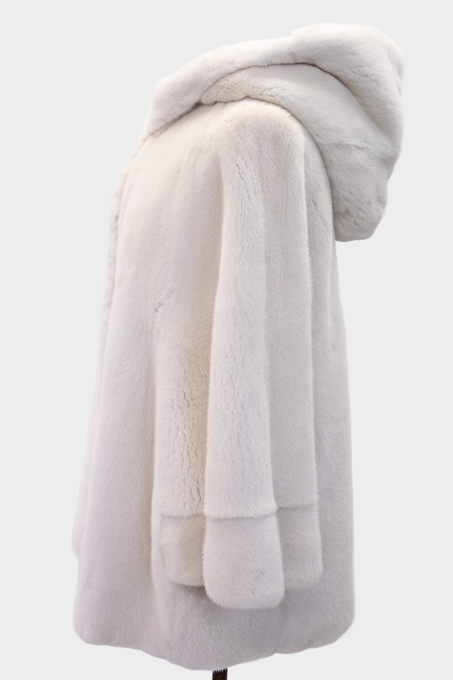 American Legend White Mink Cape Poncho