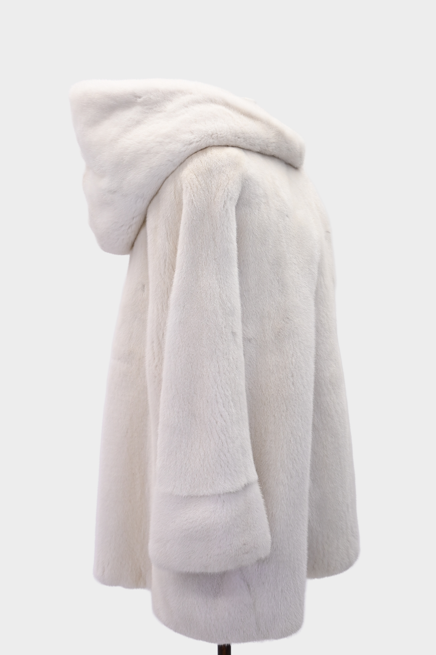 American Legend White Mink Cape Poncho