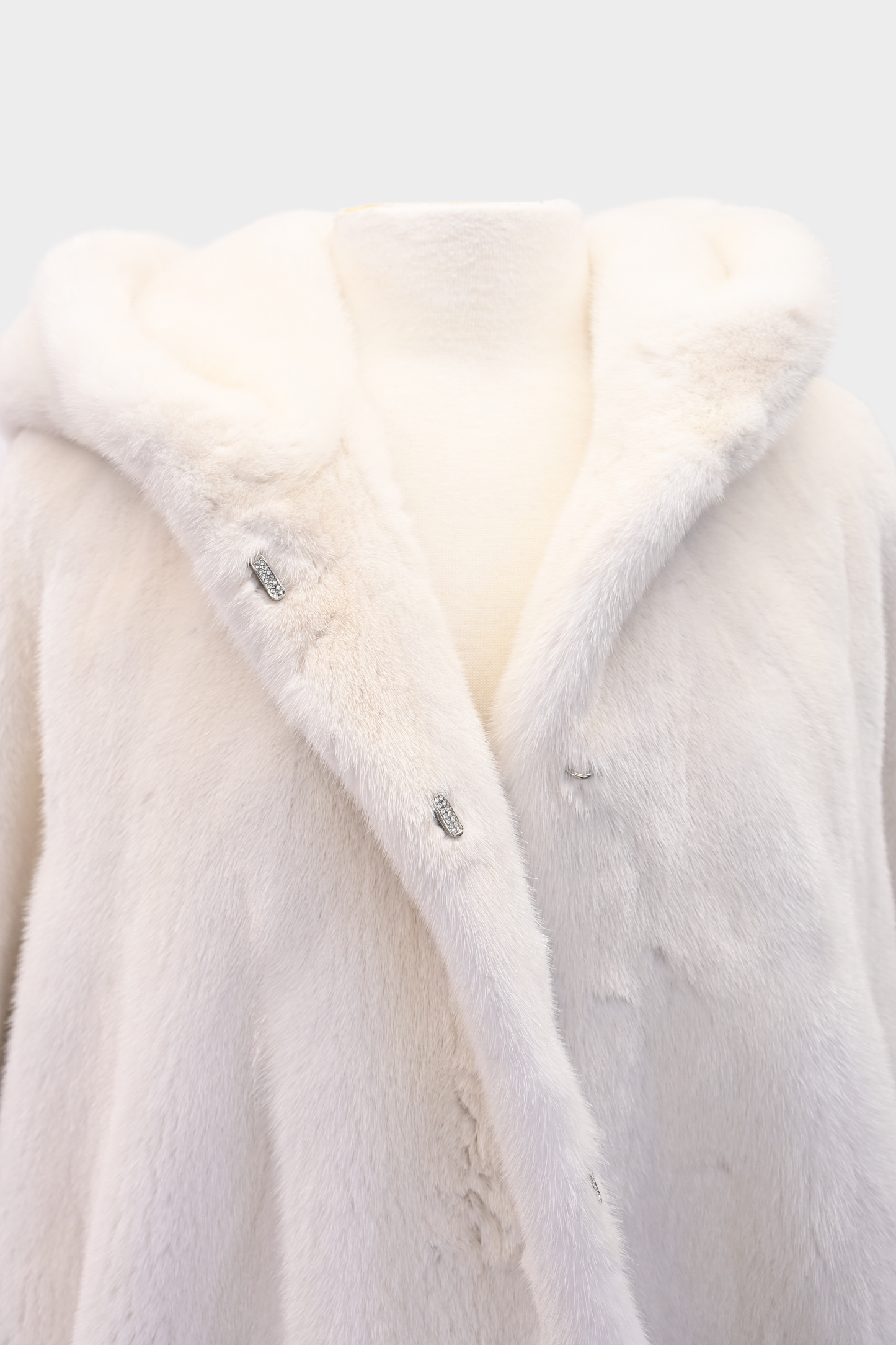 American Legend White Mink Cape Poncho