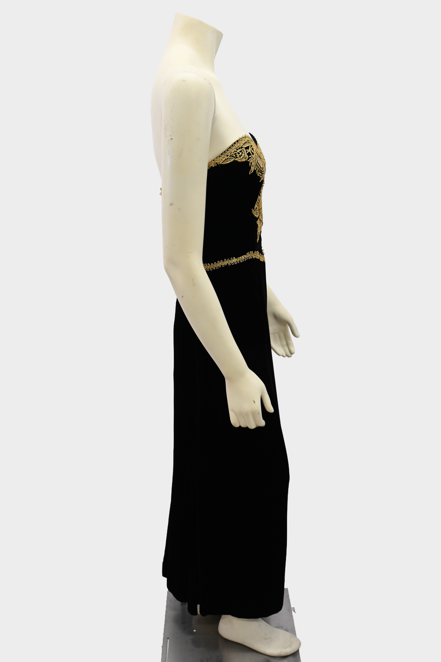 Victor Costa Velvet Evening Gown Vintage