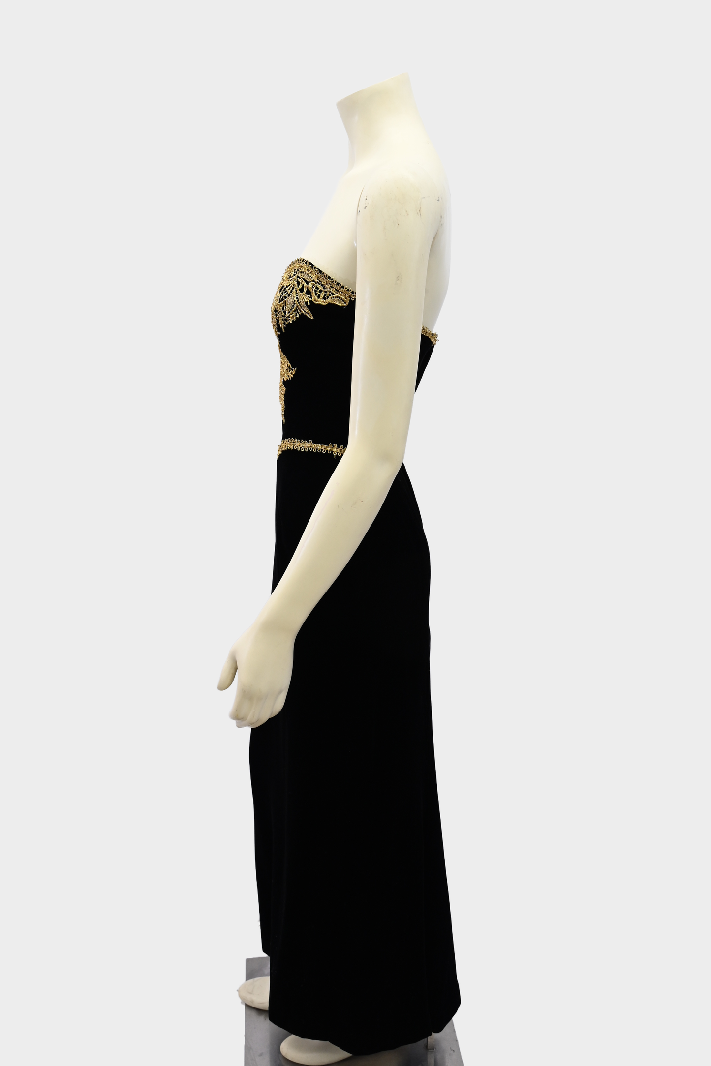 Victor Costa Velvet Evening Gown Vintage