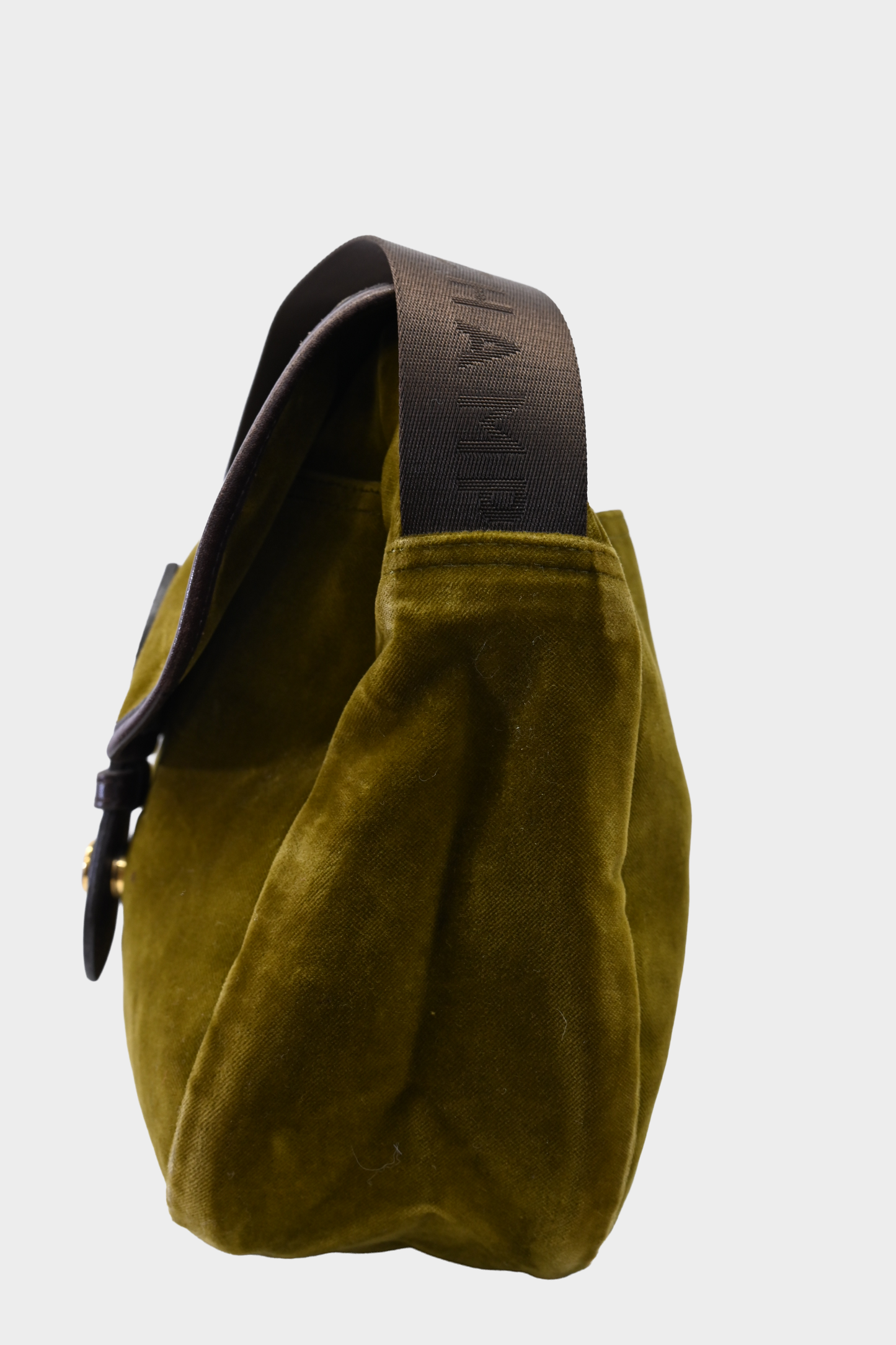 Rare Longchamp Velvet Messenger Bag