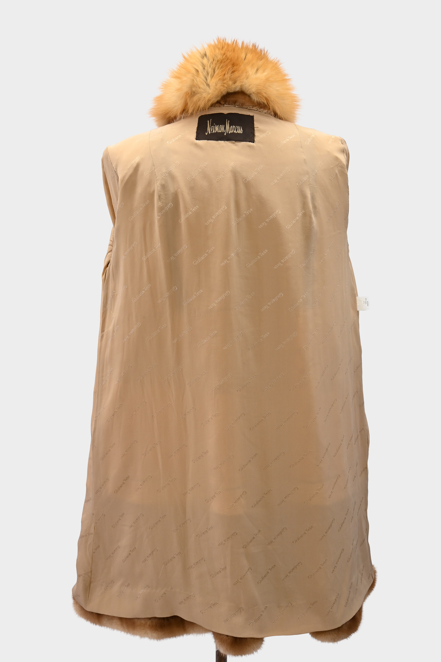 Whiskey Mink and Fox Fur Swing Coat