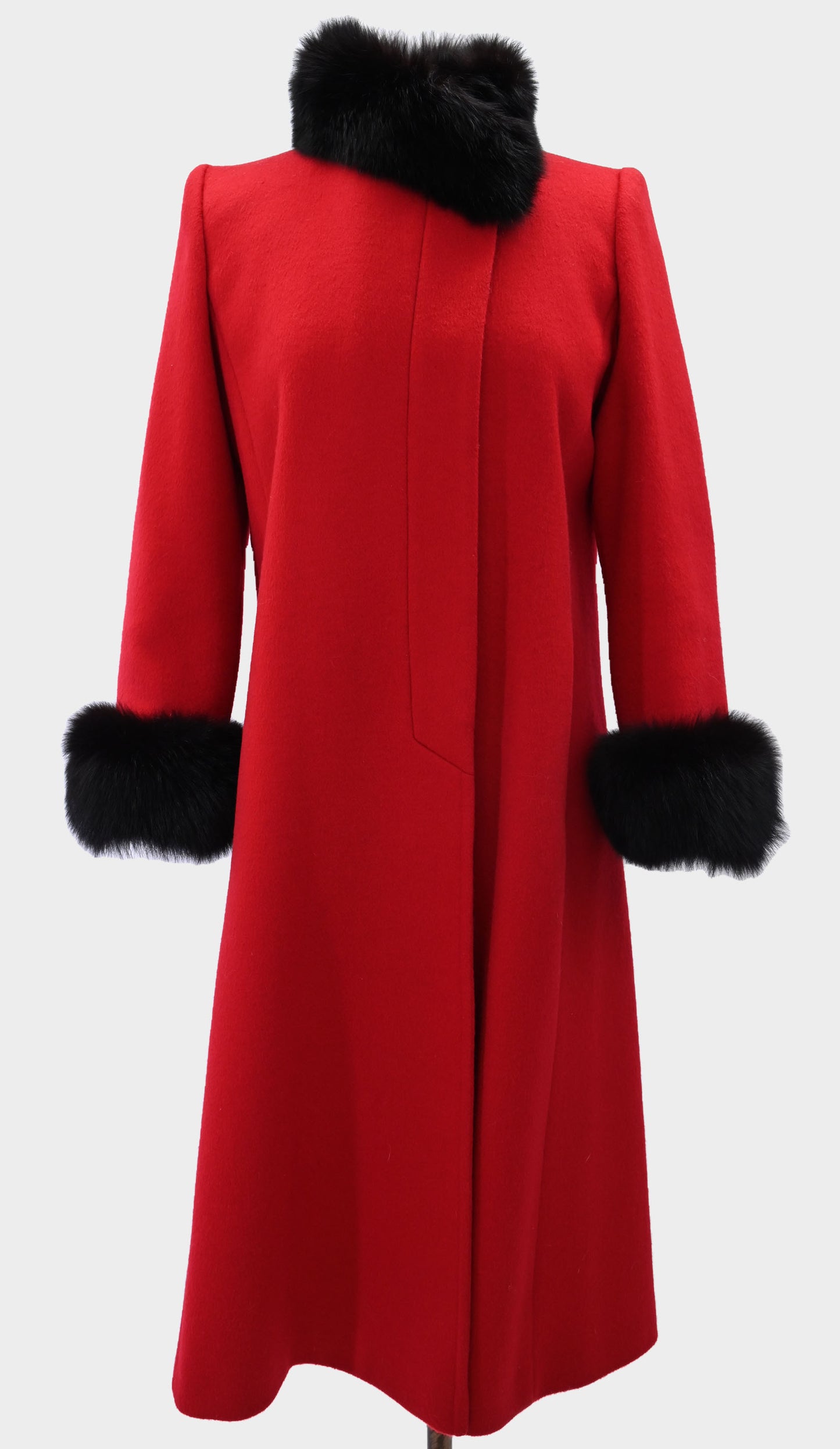 Fortsmann Wool & Fox Fur Coat