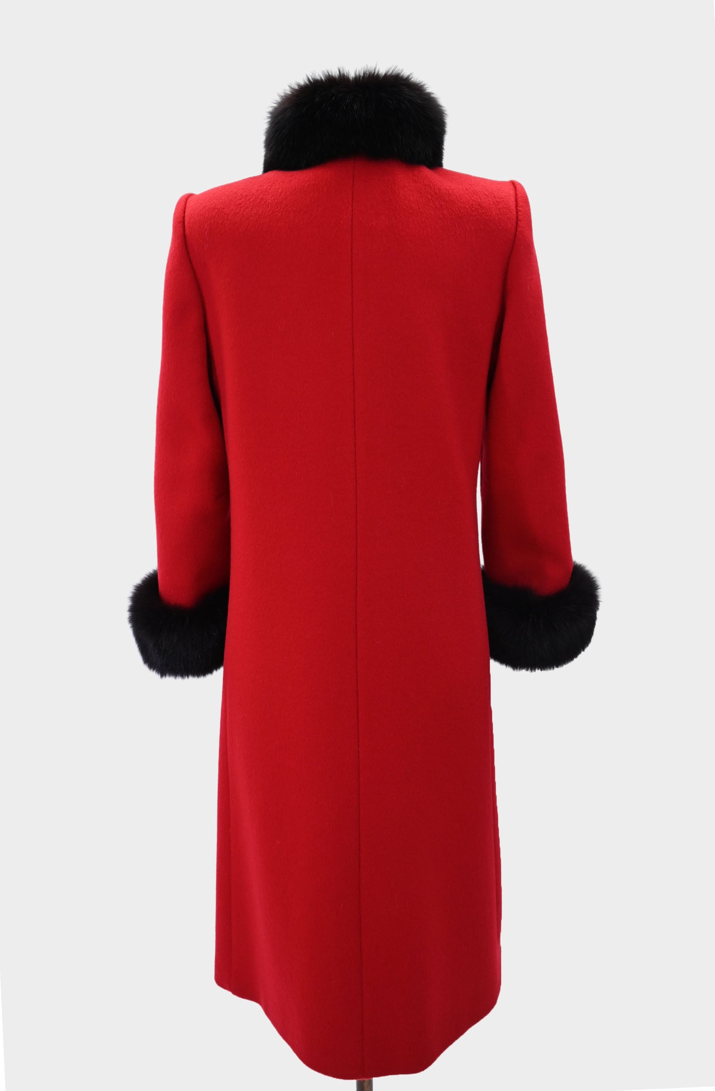 Fortsmann Wool & Fox Fur Coat