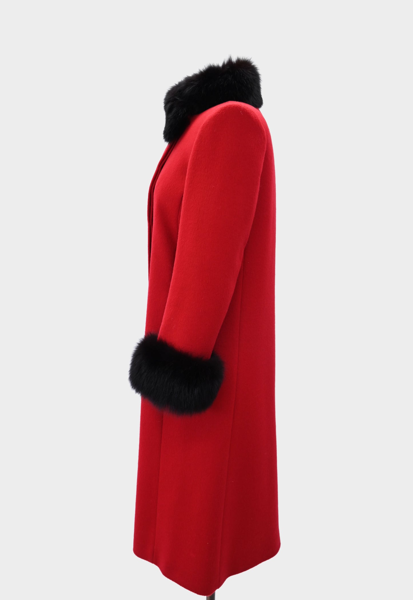 Fortsmann Wool & Fox Fur Coat