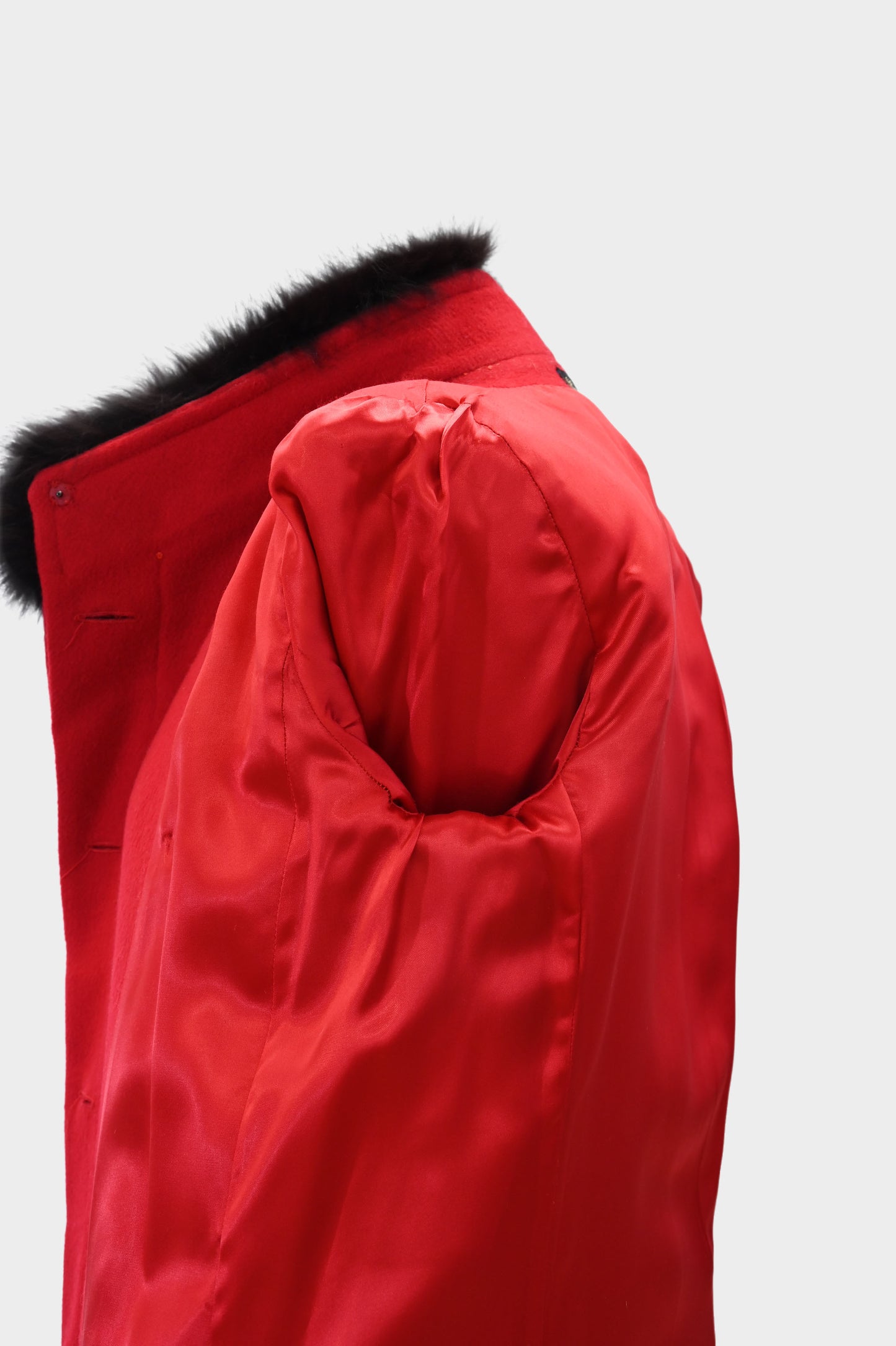 Fortsmann Wool & Fox Fur Coat