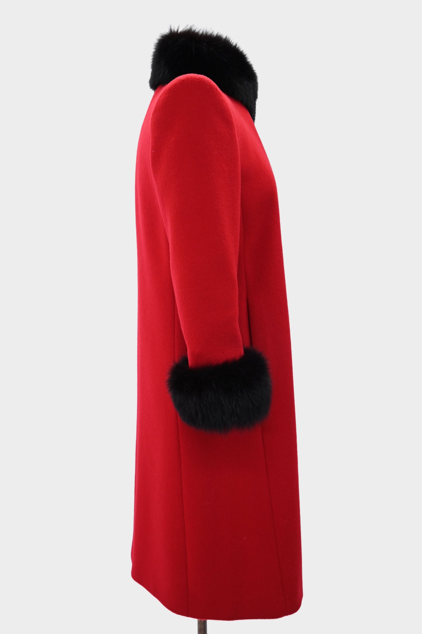 Fortsmann Wool & Fox Fur Coat