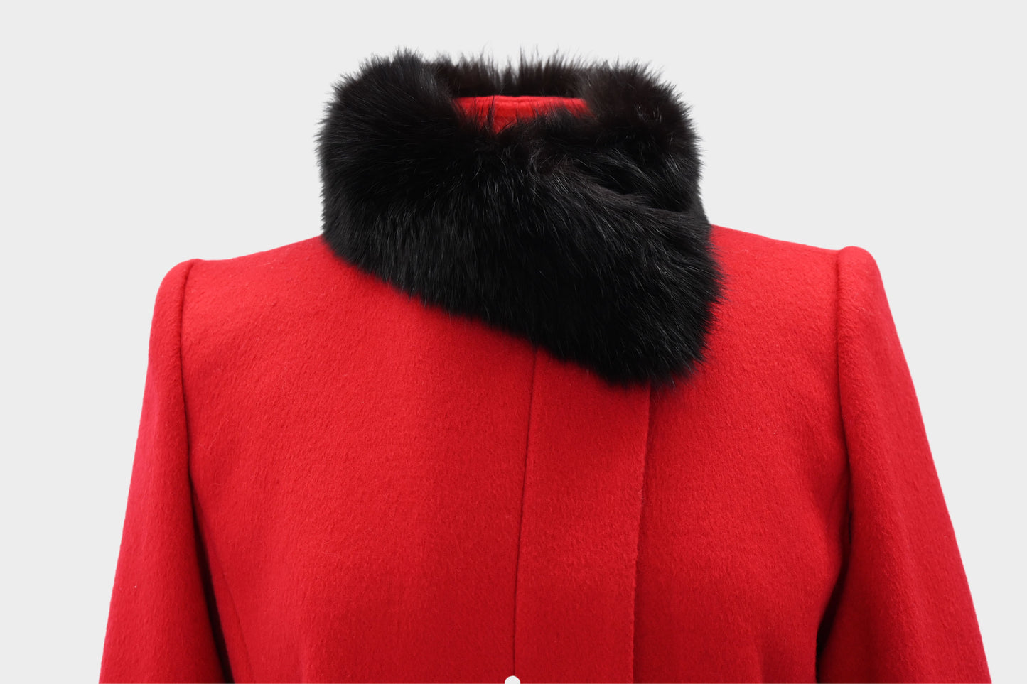 Fortsmann Wool & Fox Fur Coat