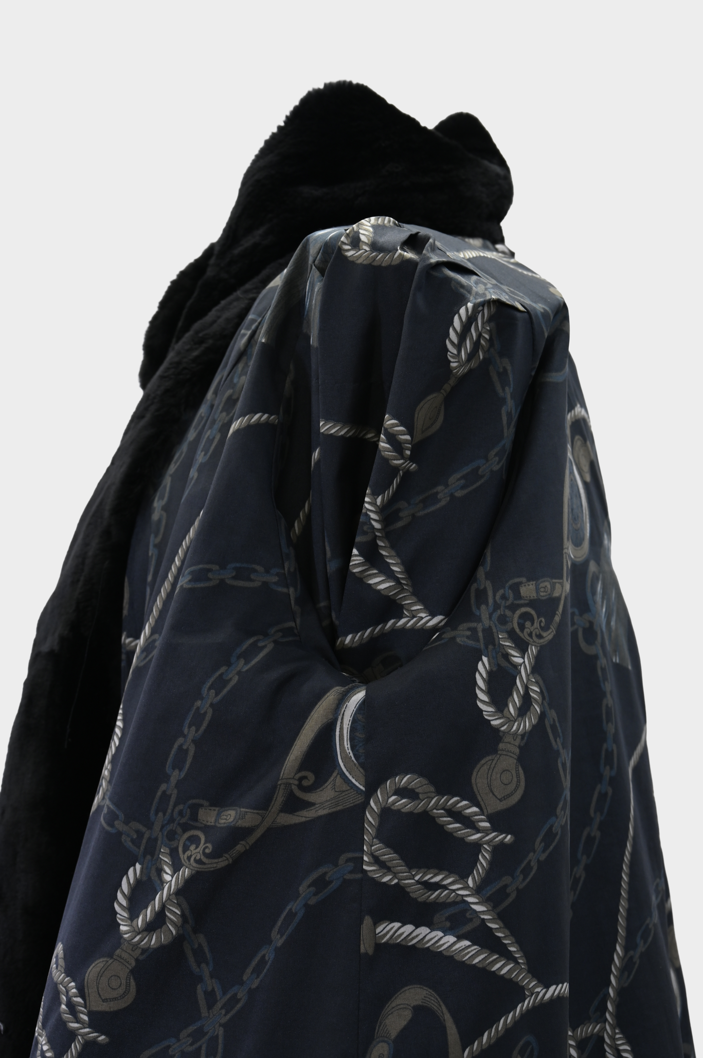 Sheared Beaver Stroller Coat