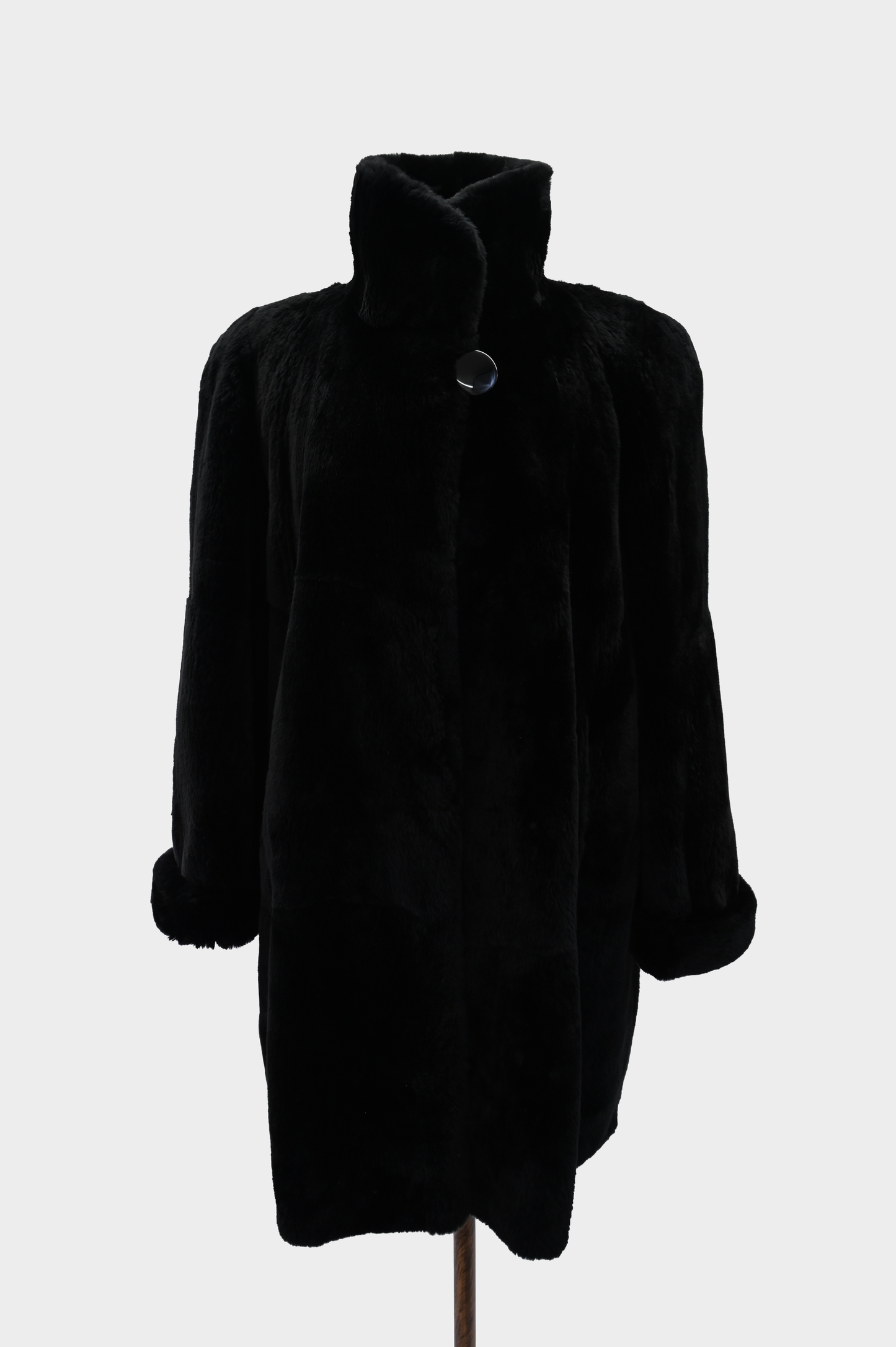 Sheared Beaver Stroller Coat