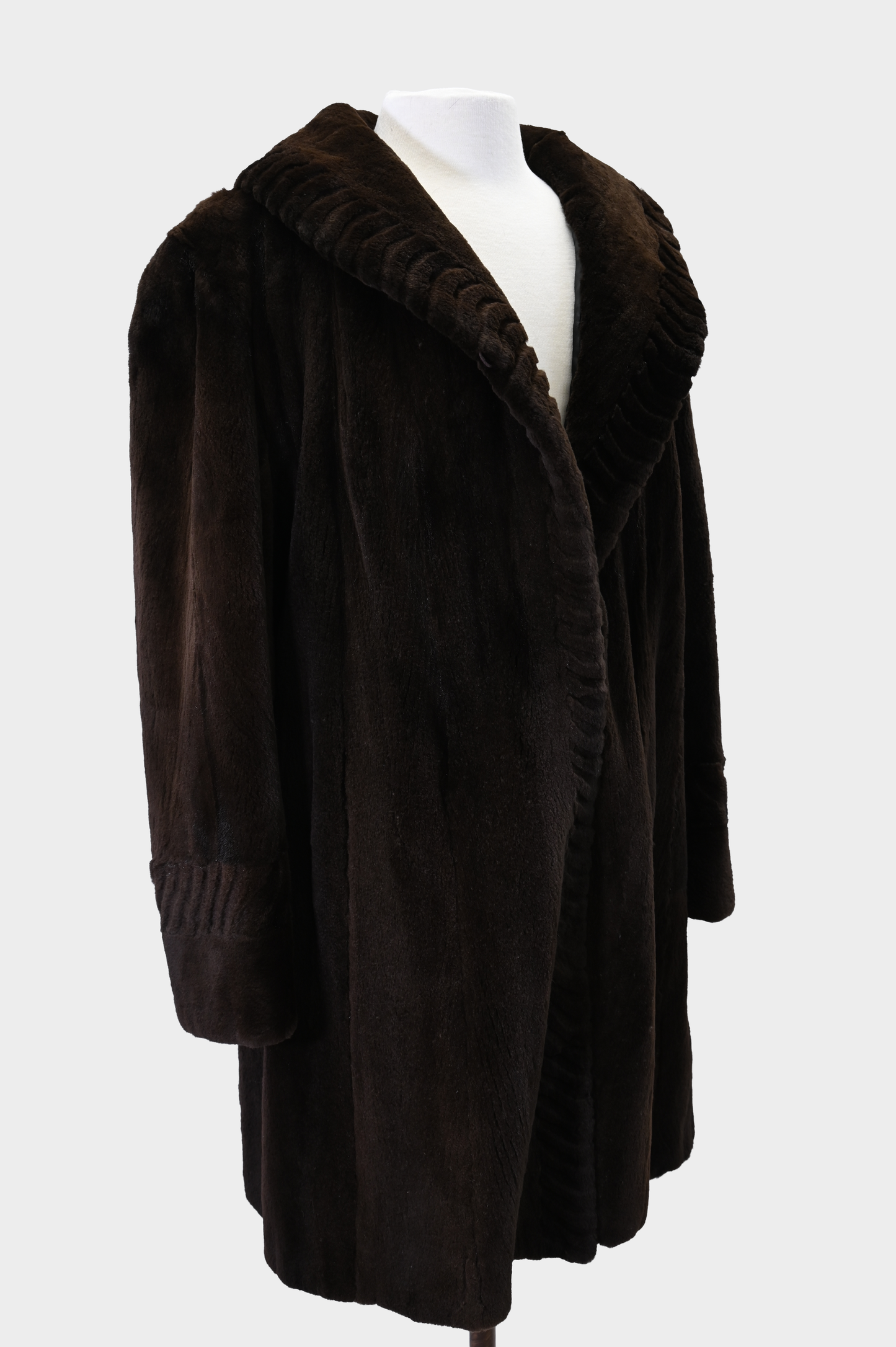 Sheared Mink Stroller Coat