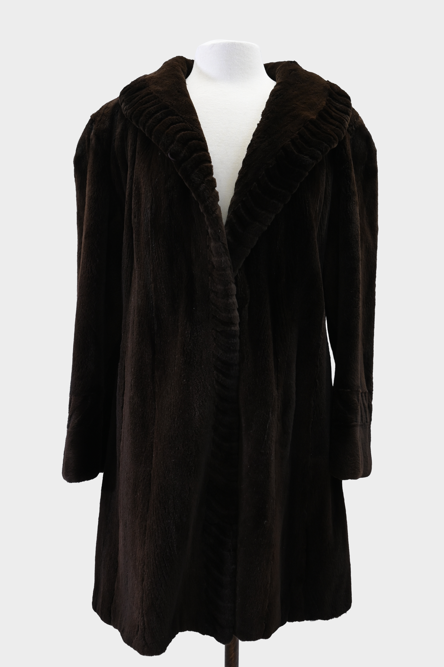 Sheared Mink Stroller Coat