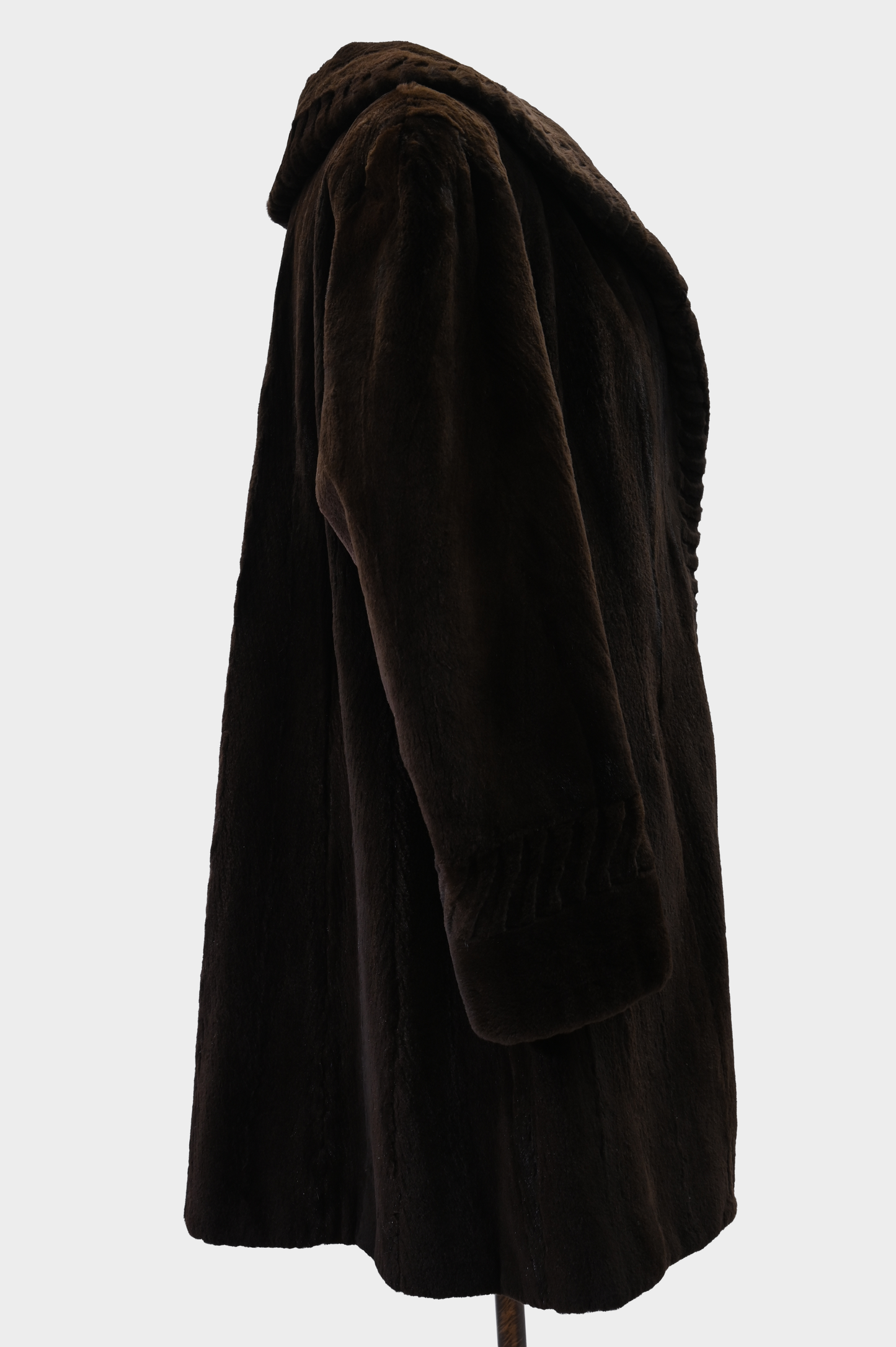 Sheared Mink Stroller Coat