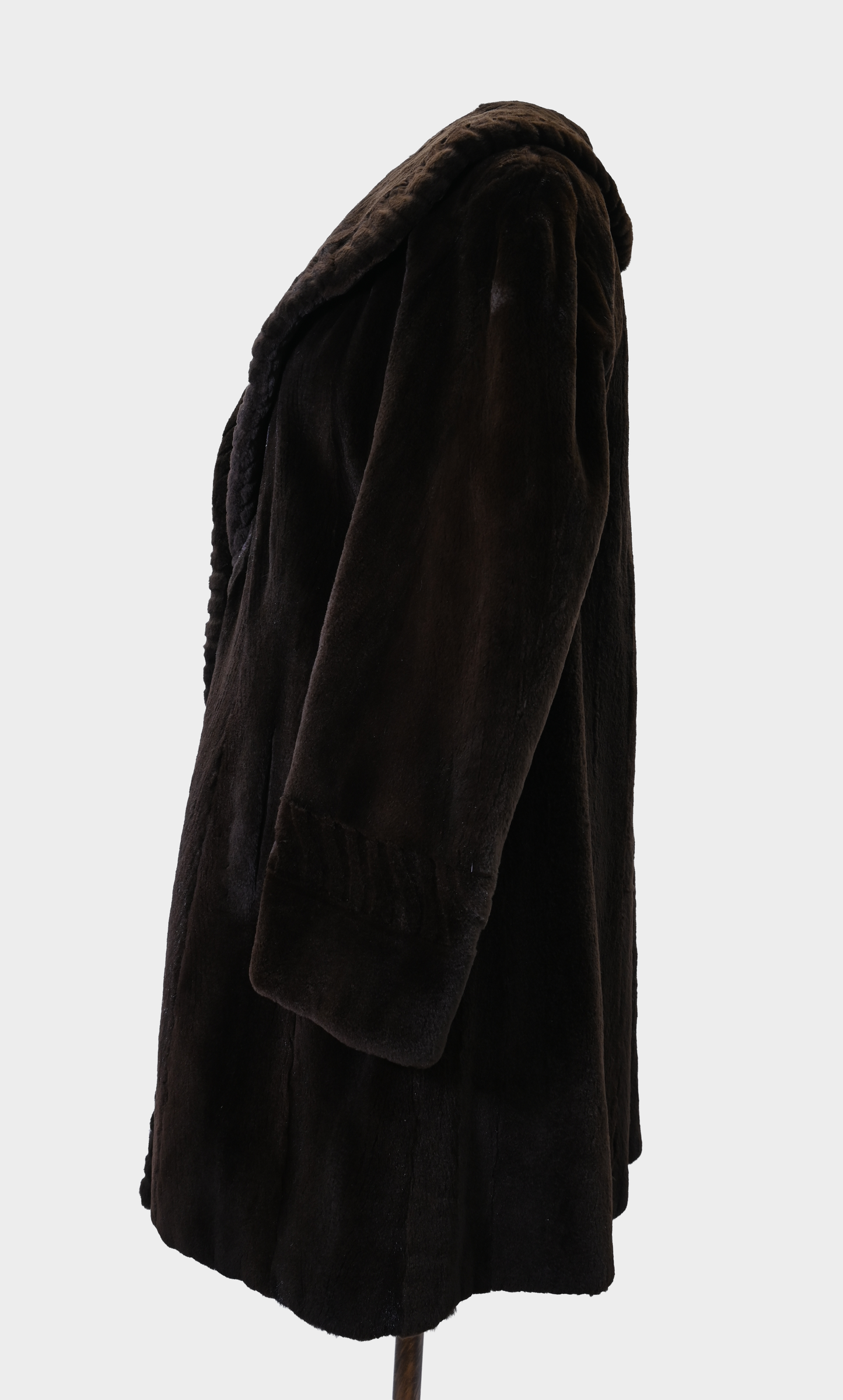 Sheared Mink Stroller Coat