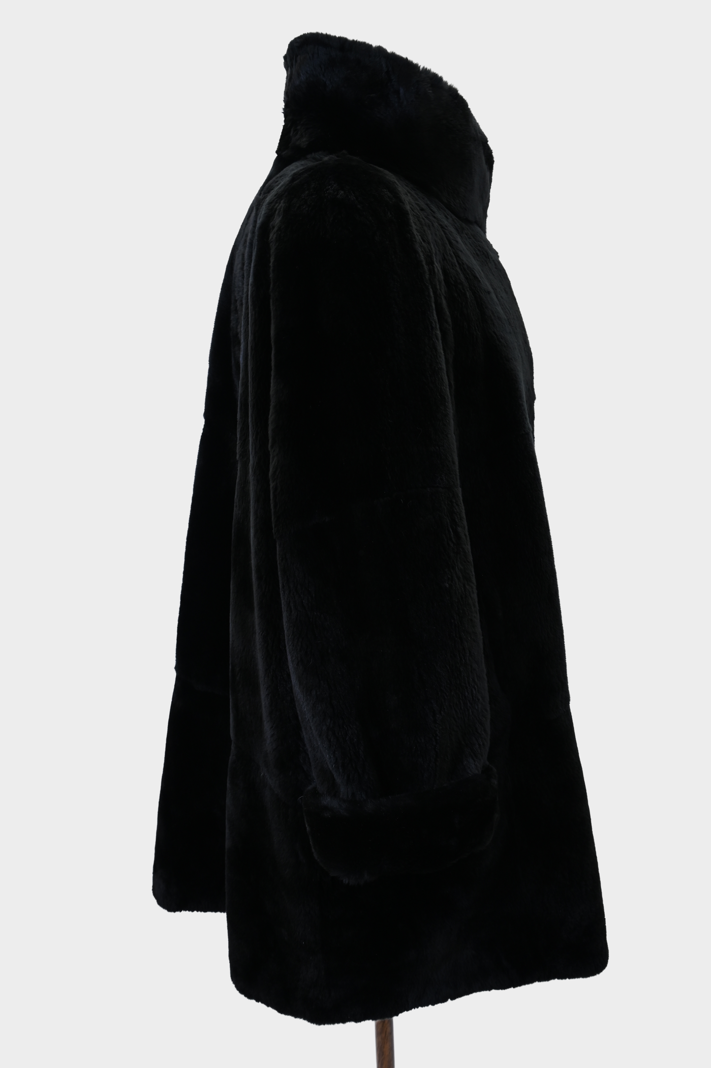 Sheared Beaver Stroller Coat