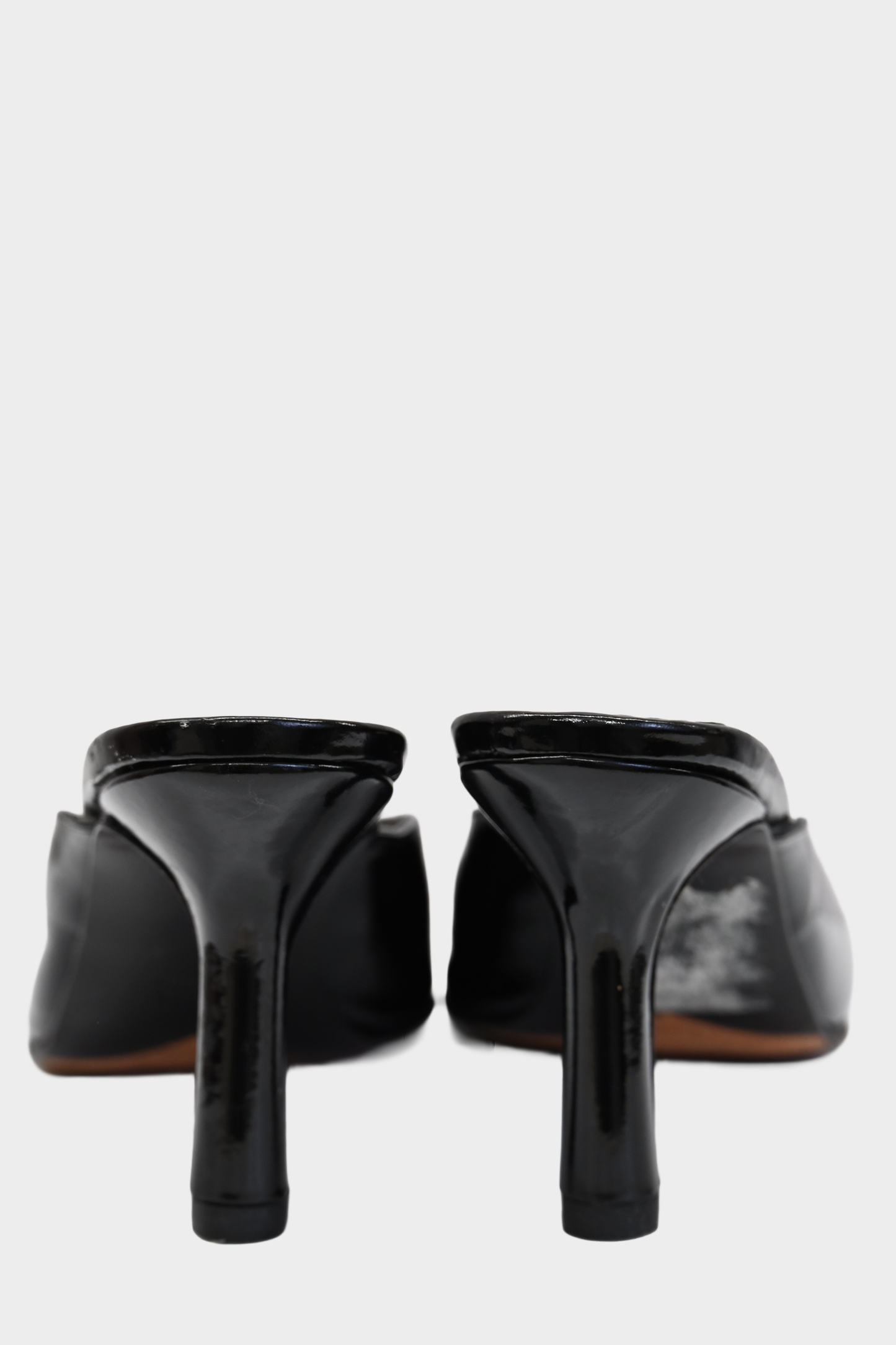 Yves Saint Laurent Patent Leather Mule Heels