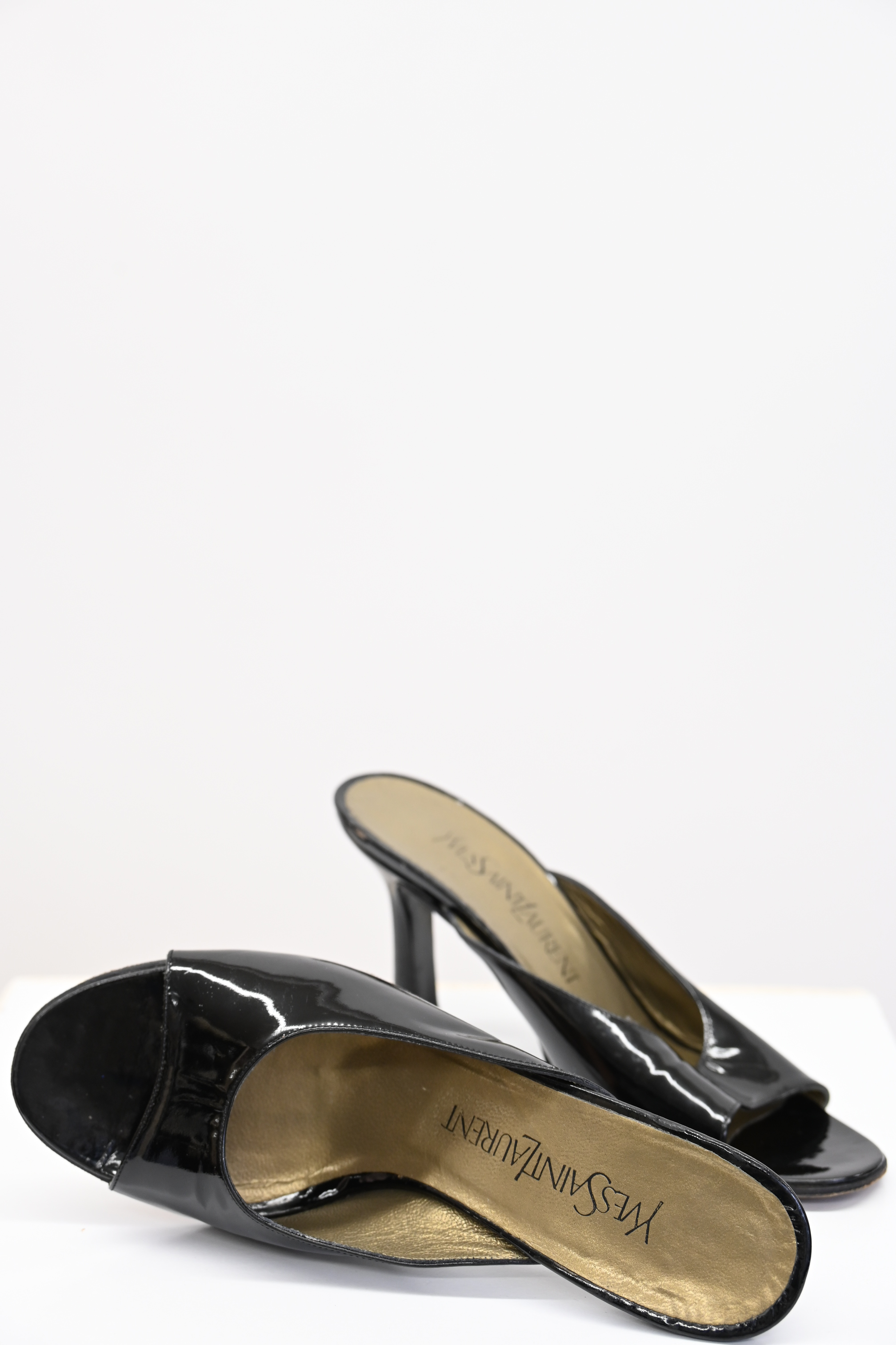 Yves Saint Laurent Patent Leather Mule Heels – Elite Repeat Shop