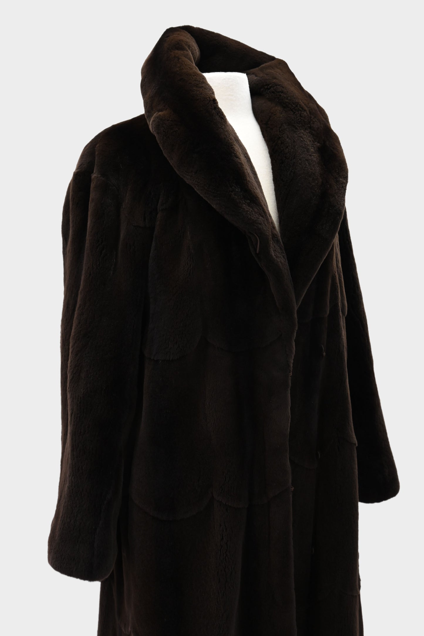 Zandra Rhodes Sheared Mink Coat