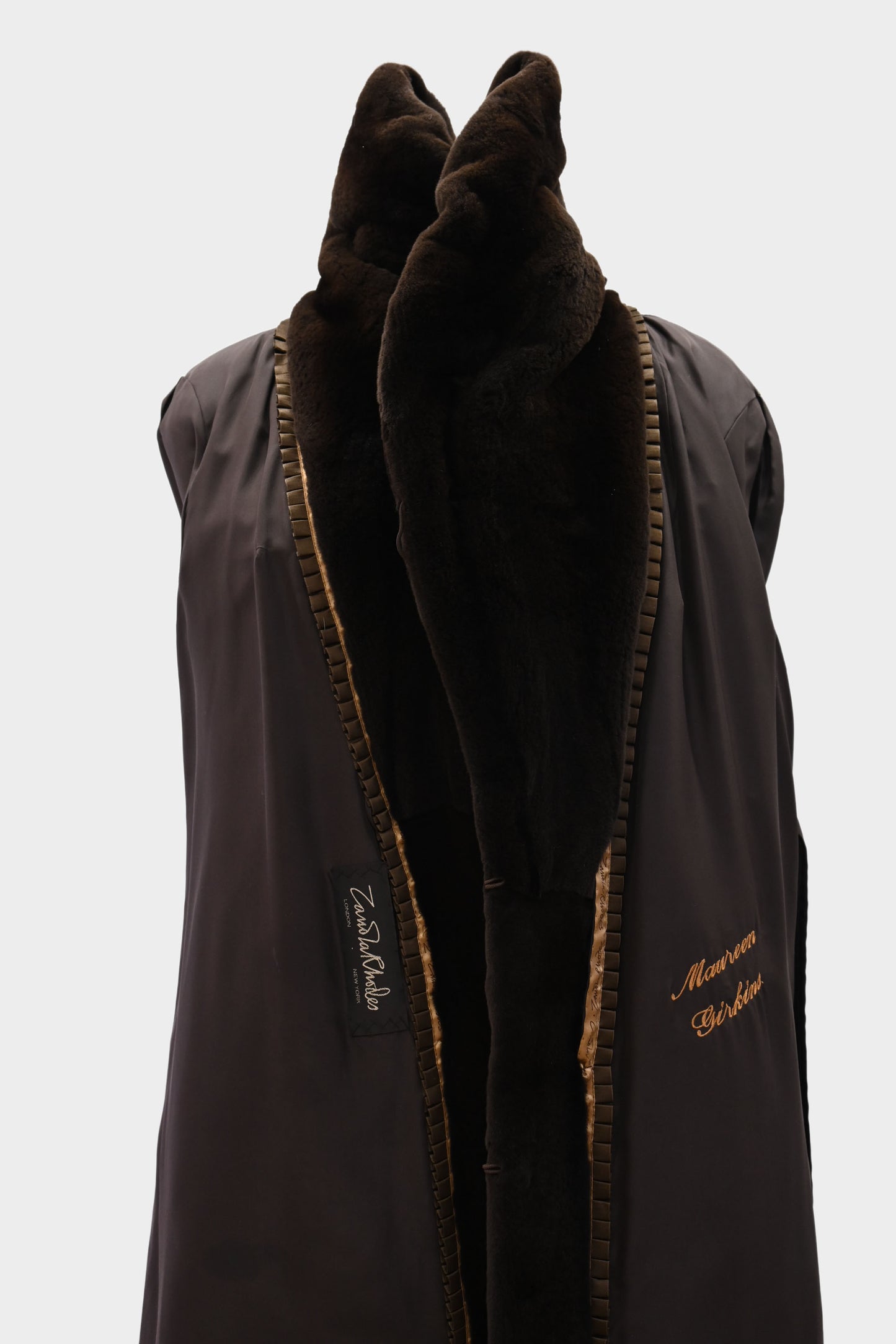 Zandra Rhodes Sheared Mink Coat