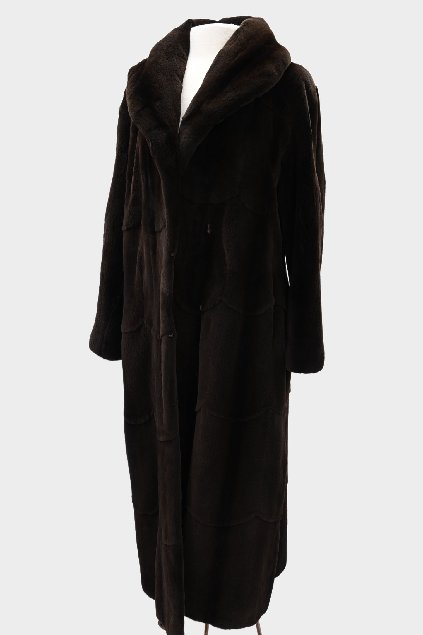 Zandra Rhodes Sheared Mink Coat