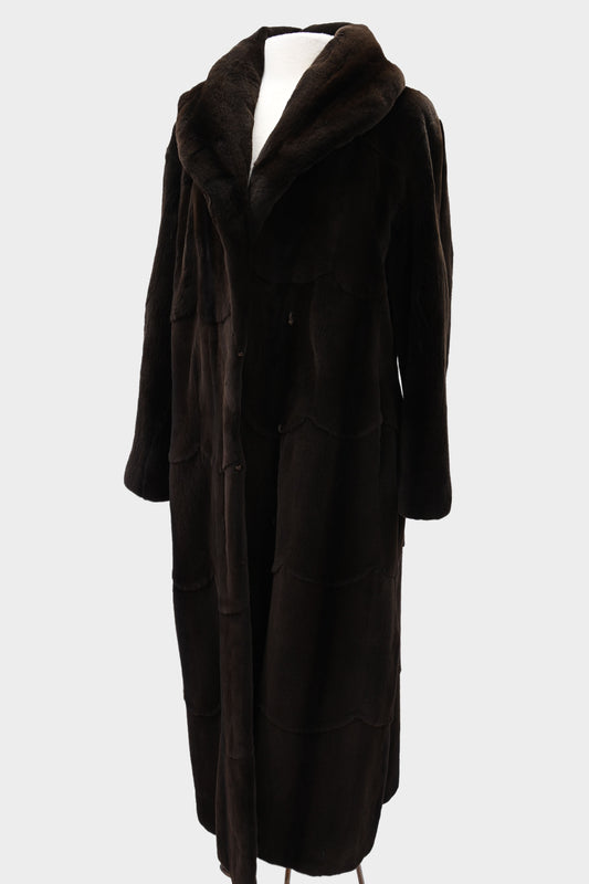 Zandra Rhodes Sheared Mink Coat