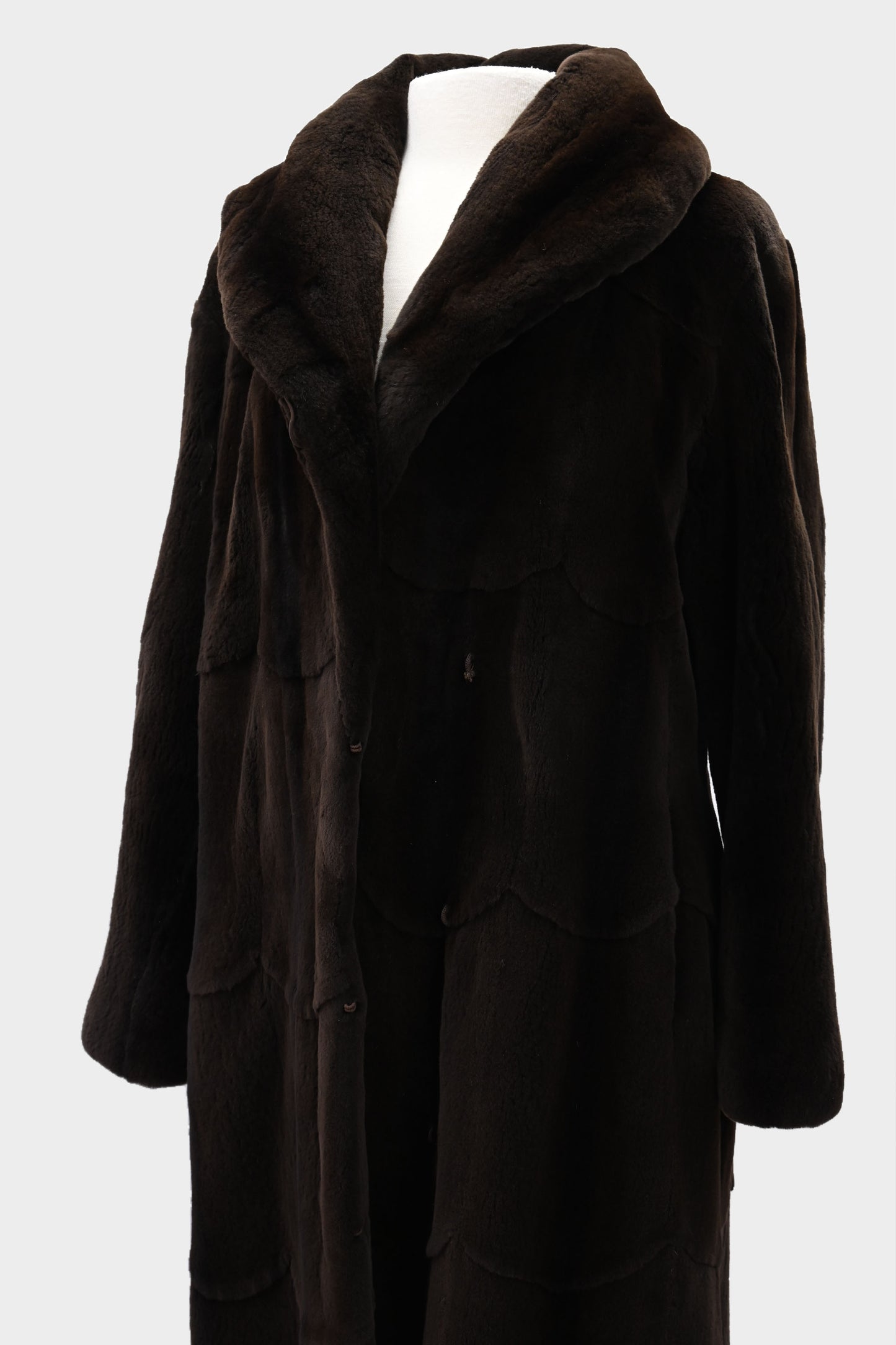 Zandra Rhodes Sheared Mink Coat