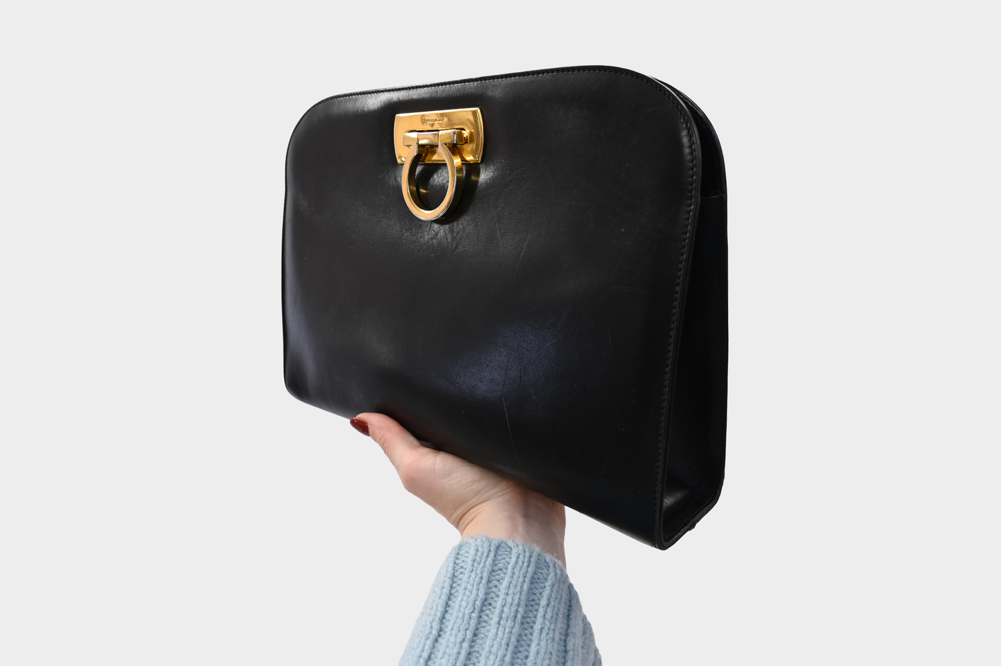 Ferragamo Diana Gancini Bag Vintage