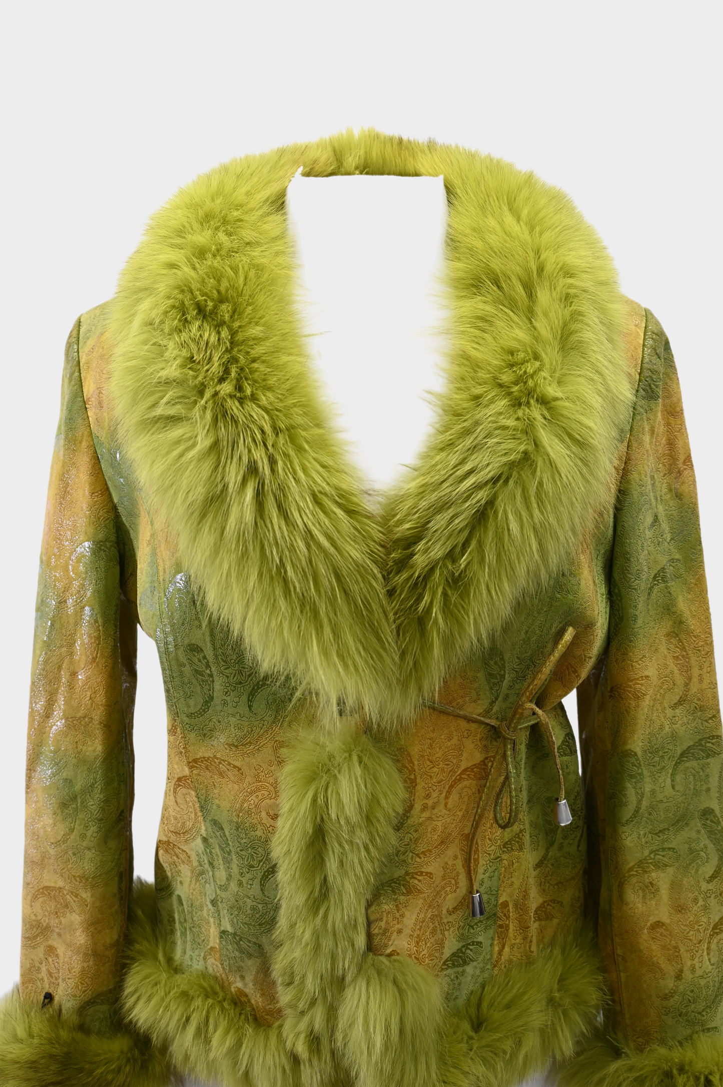 Leather & Fox Fur Jacket