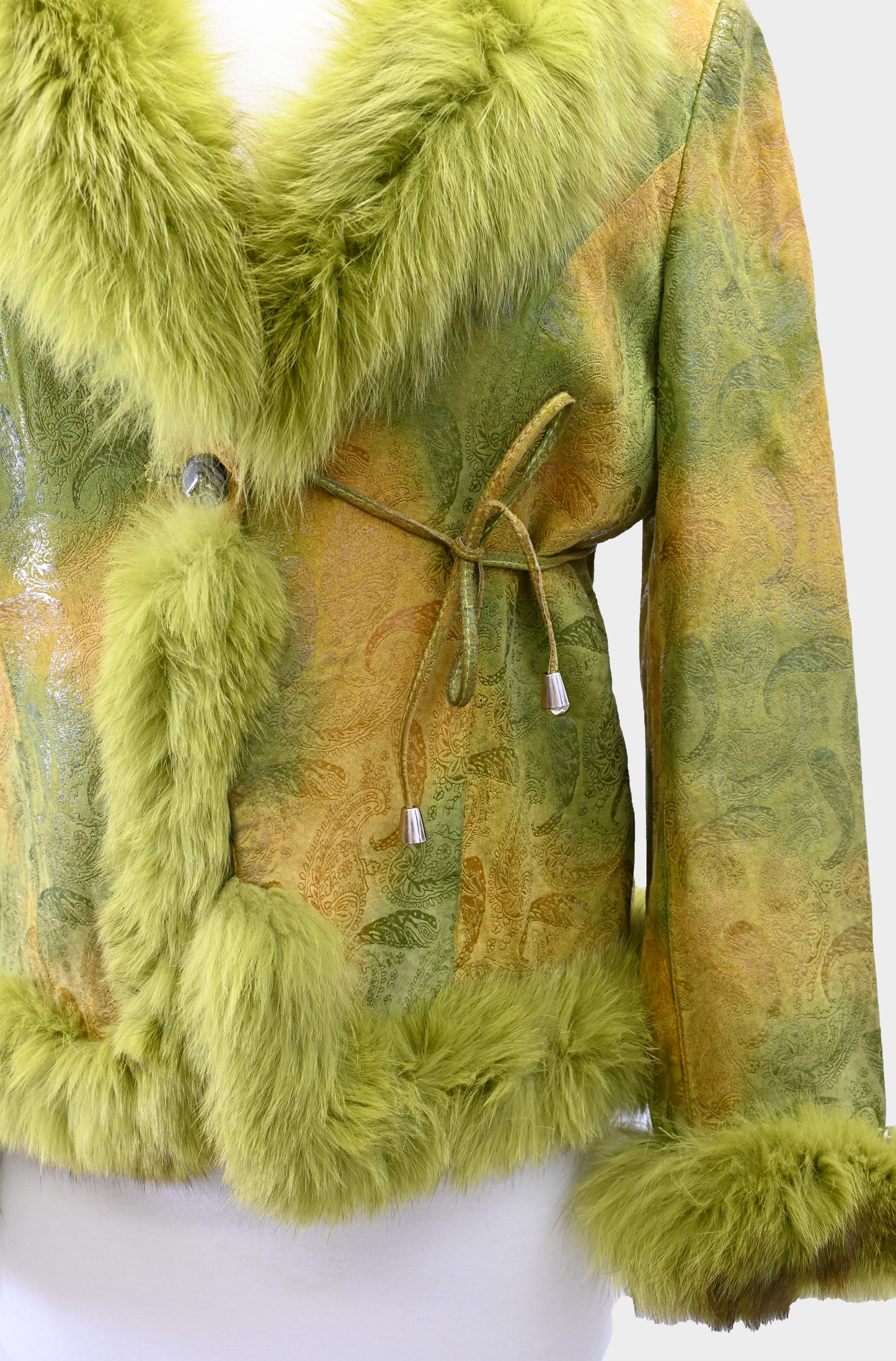 Leather & Fox Fur Jacket