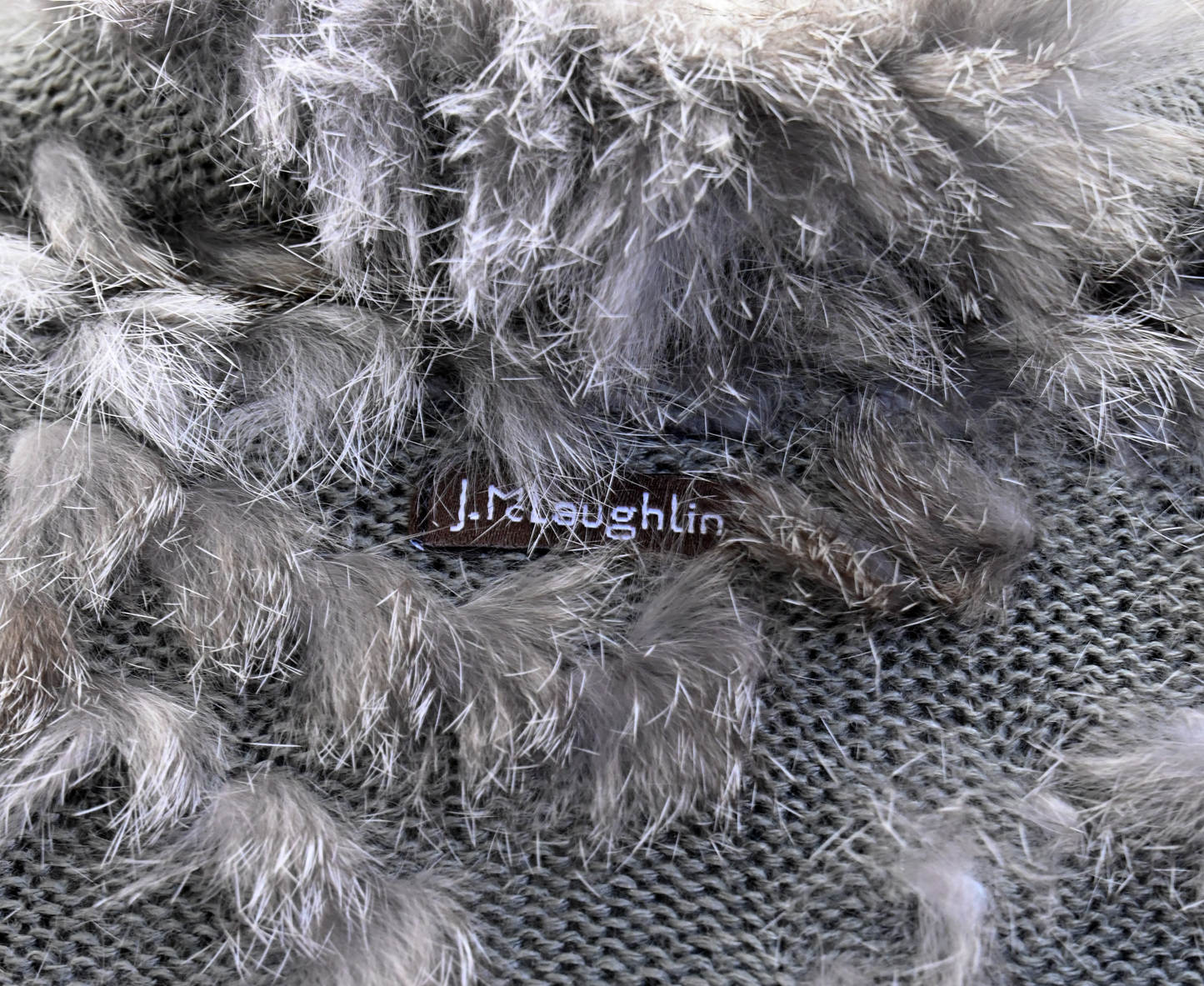 J Mclaughlin Faux Fur Poncho