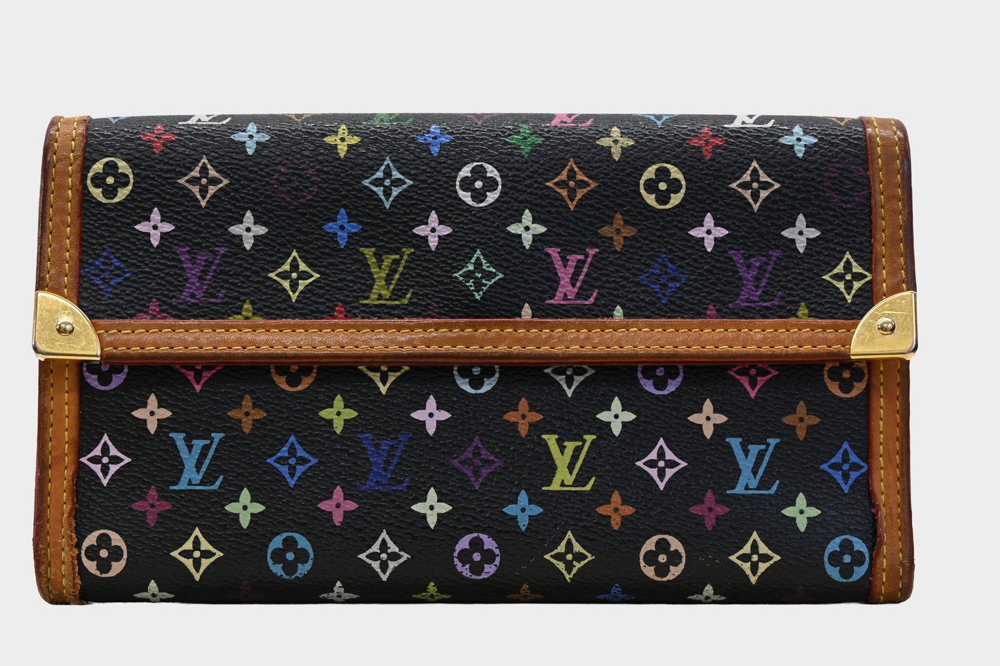 Louis Vuitton Monogram Multicolor Porte Tresor Inernational Wallet