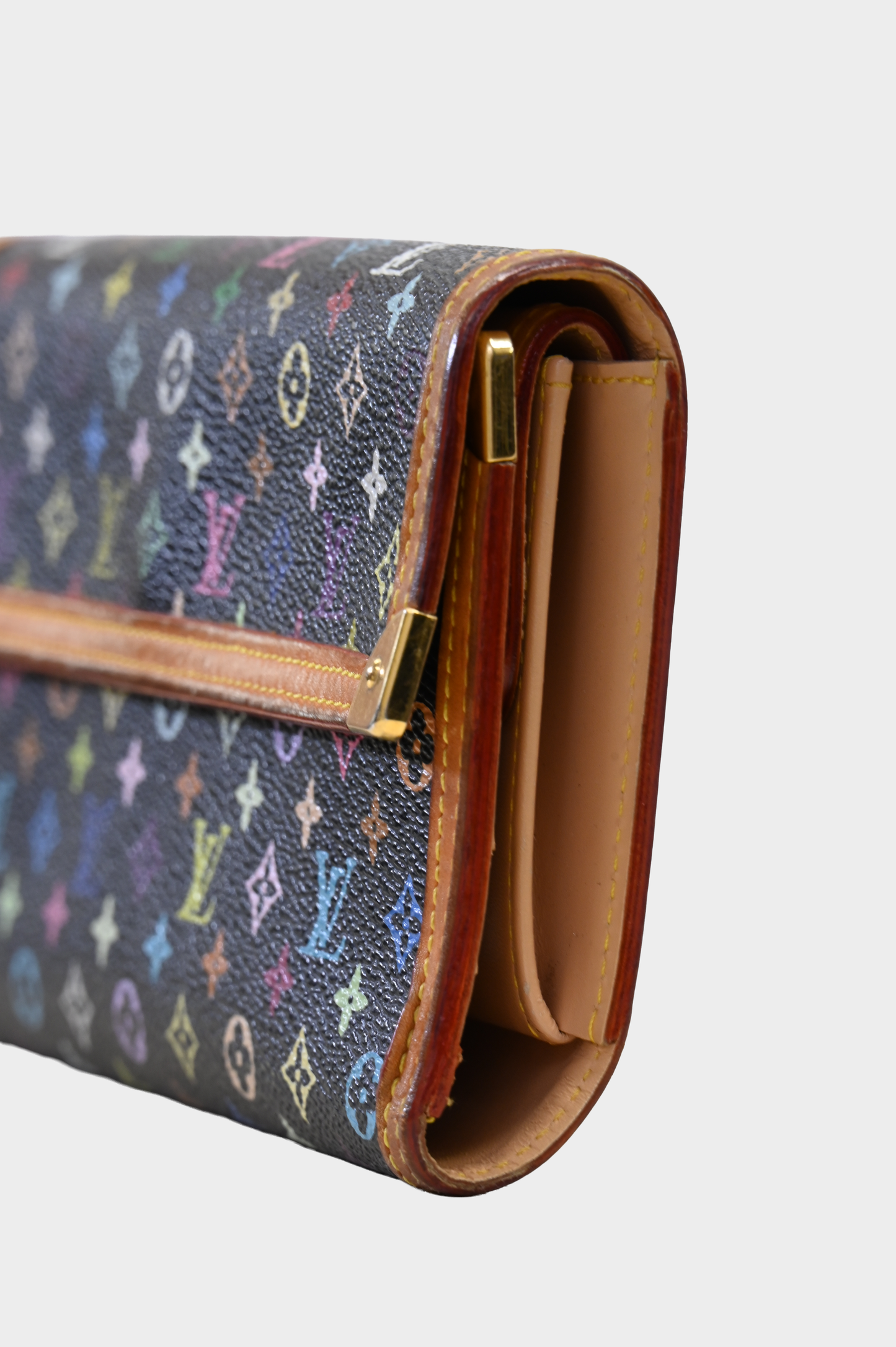 Louis Vuitton Monogram Multicolor Porte Tresor Inernational Wallet