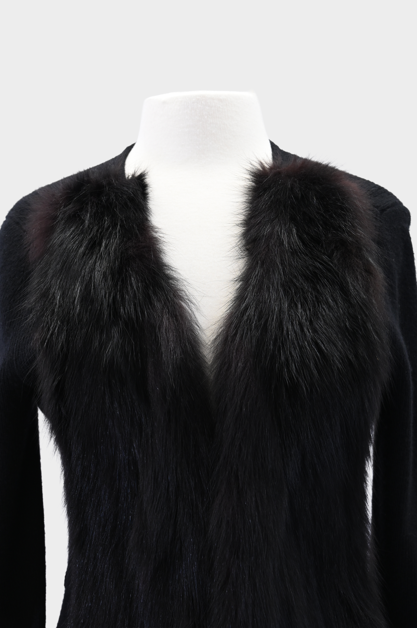 Neiman Marcus Fox Fur Sweater