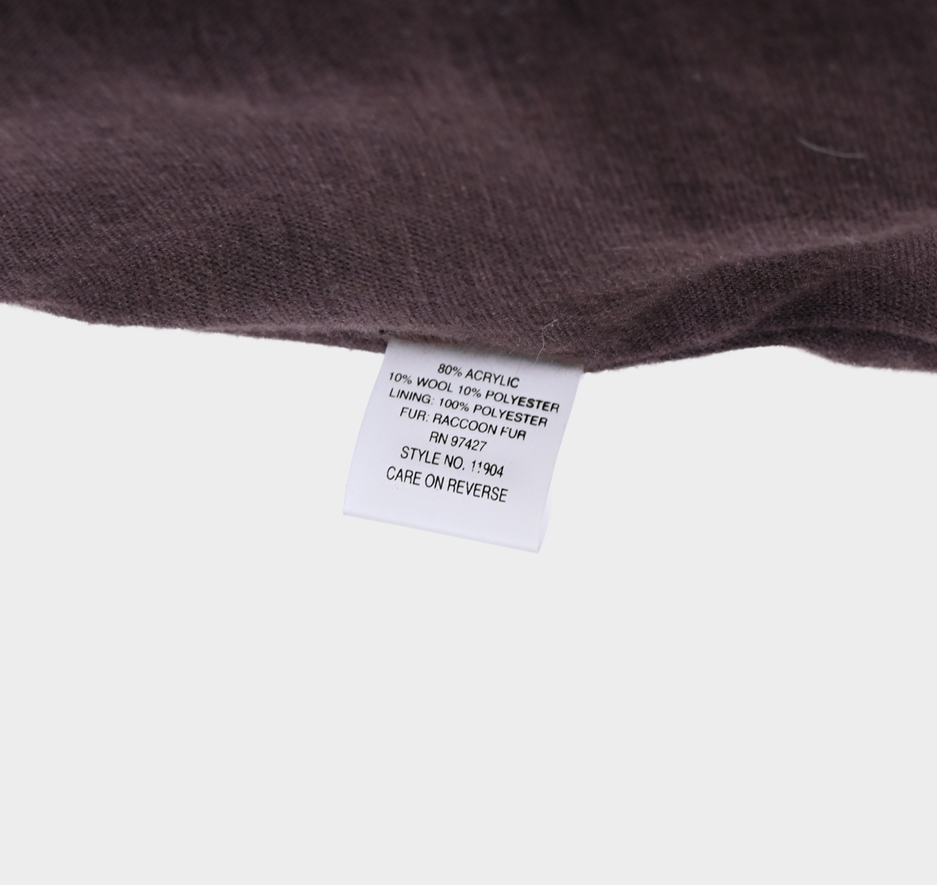 Raccoon and Boucle Jacket