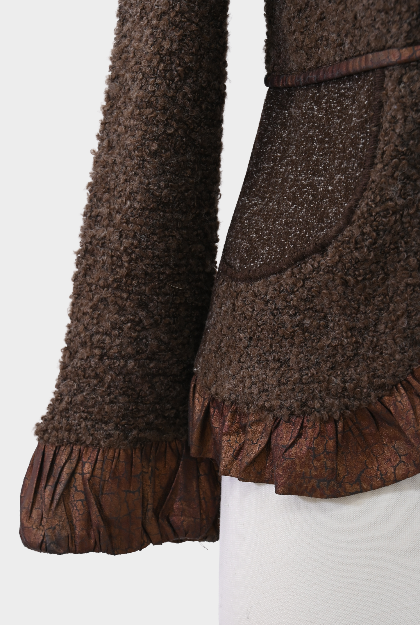 Raccoon and Boucle Jacket