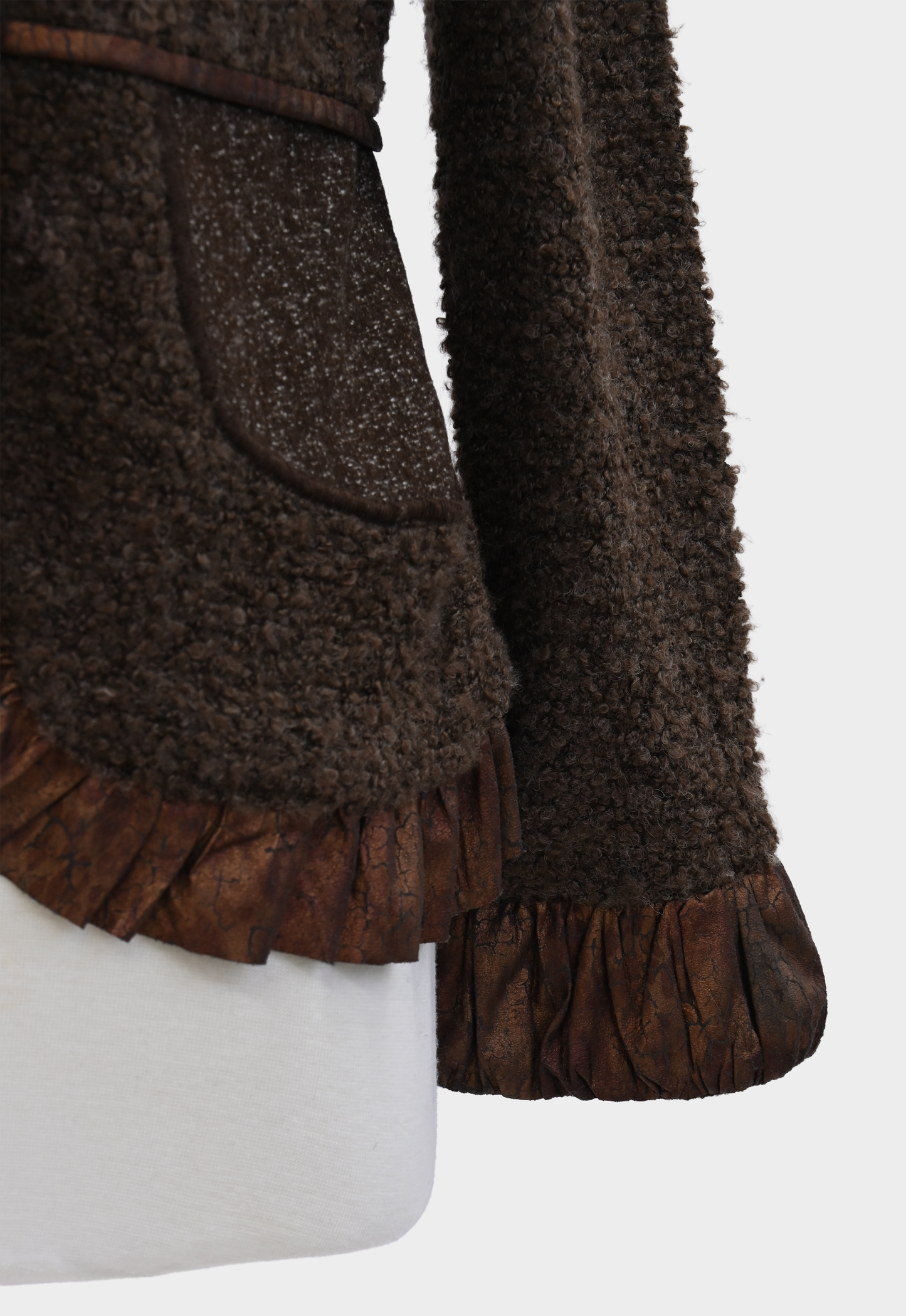 Raccoon and Boucle Jacket