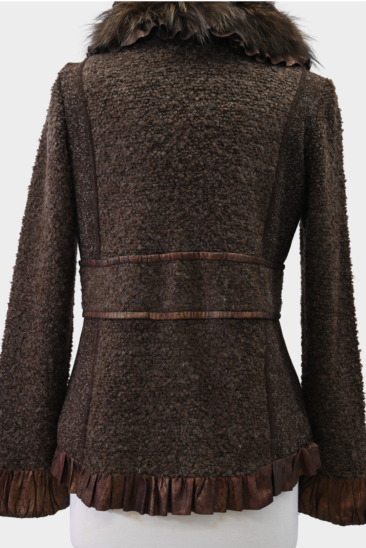 Raccoon and Boucle Jacket