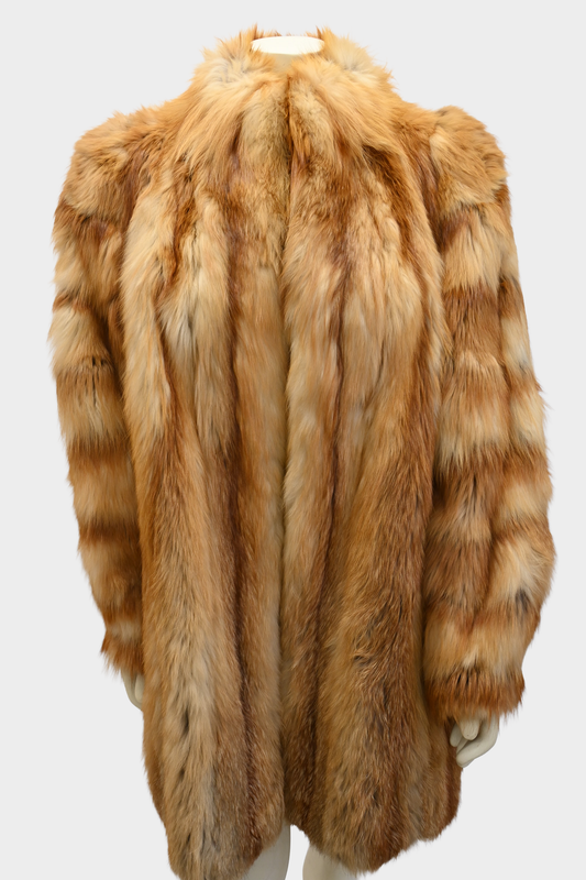 Red Fox Fur Stroller Coat