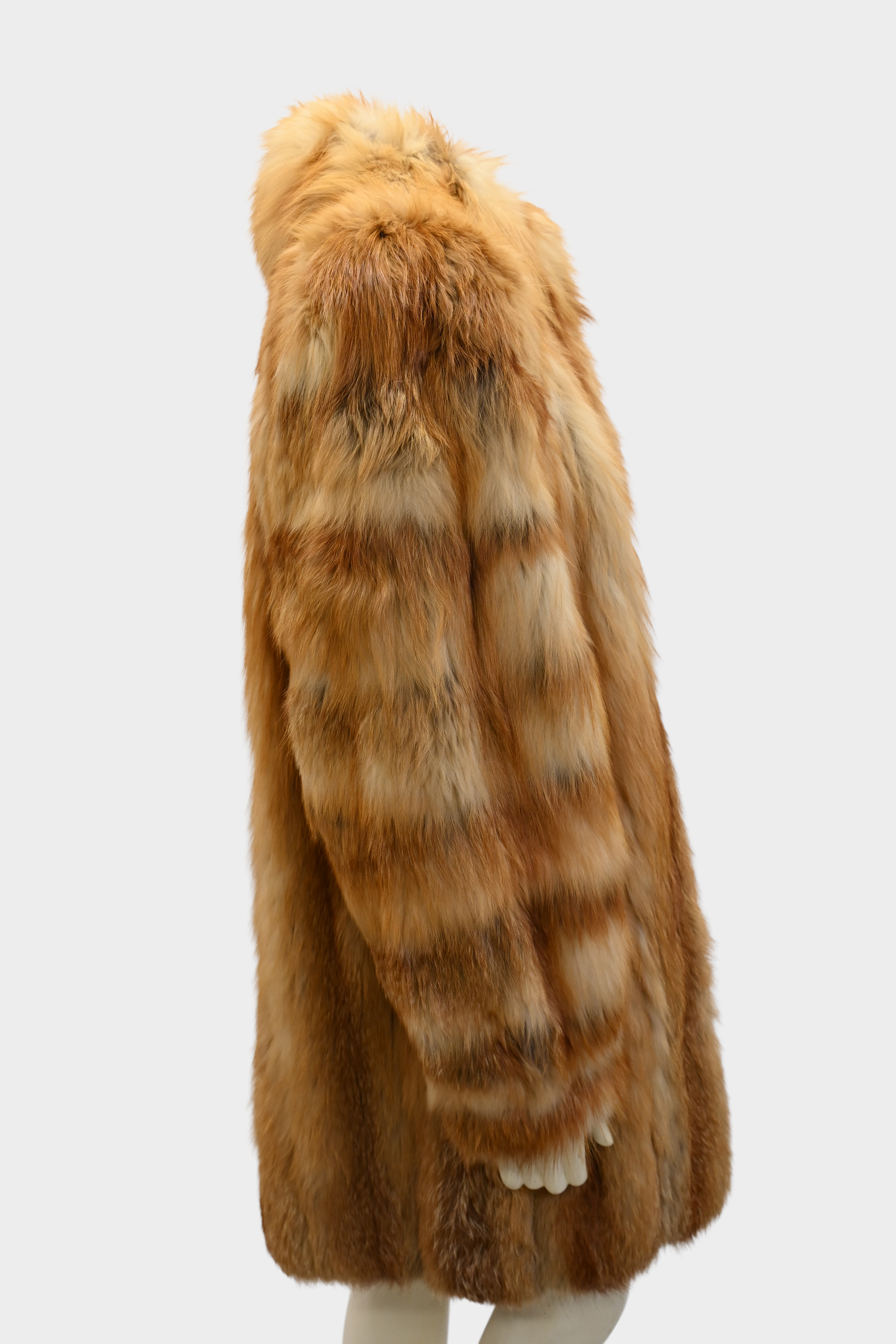 Red Fox Fur Stroller Coat