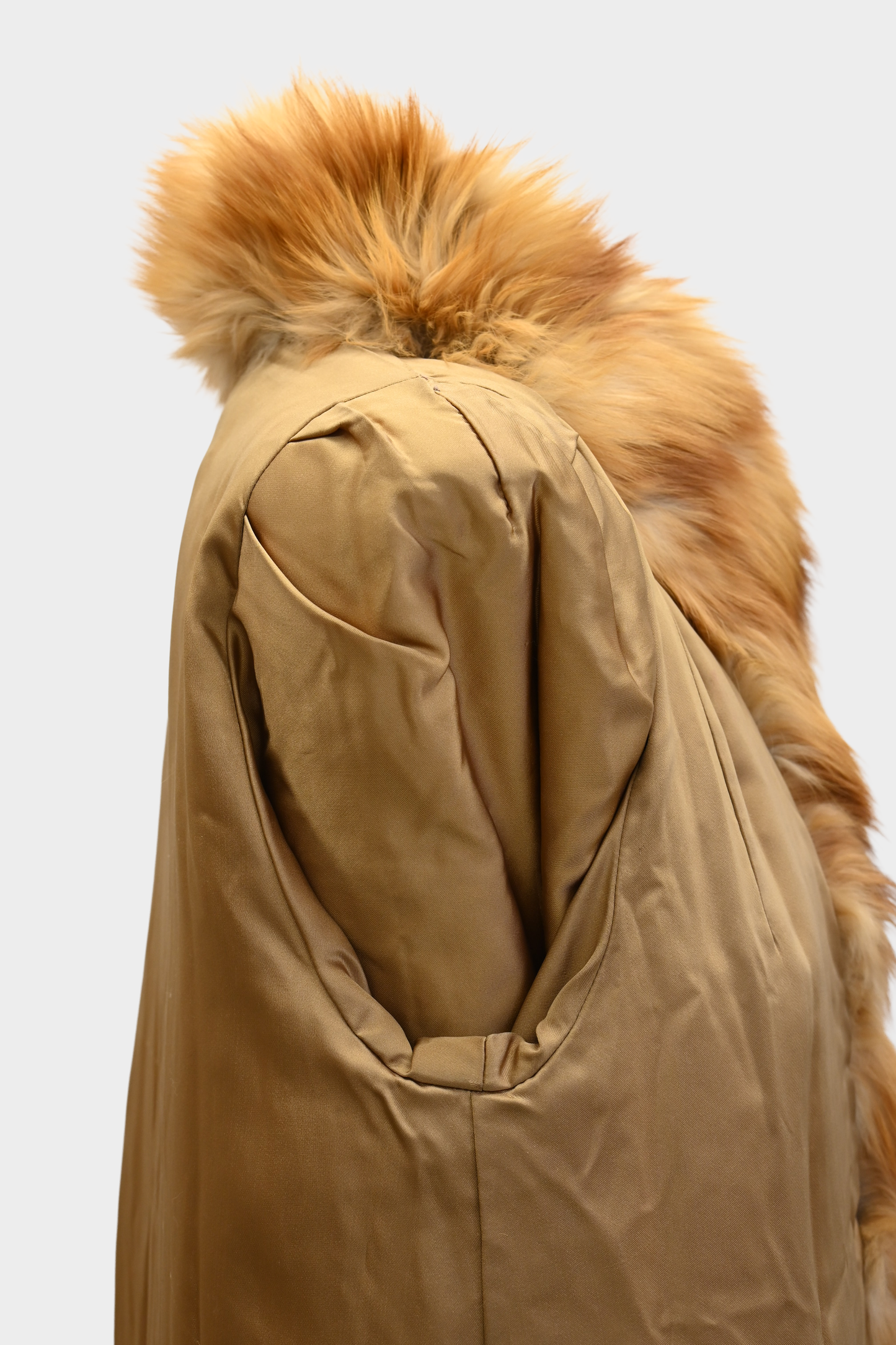 Red Fox Fur Stroller Coat