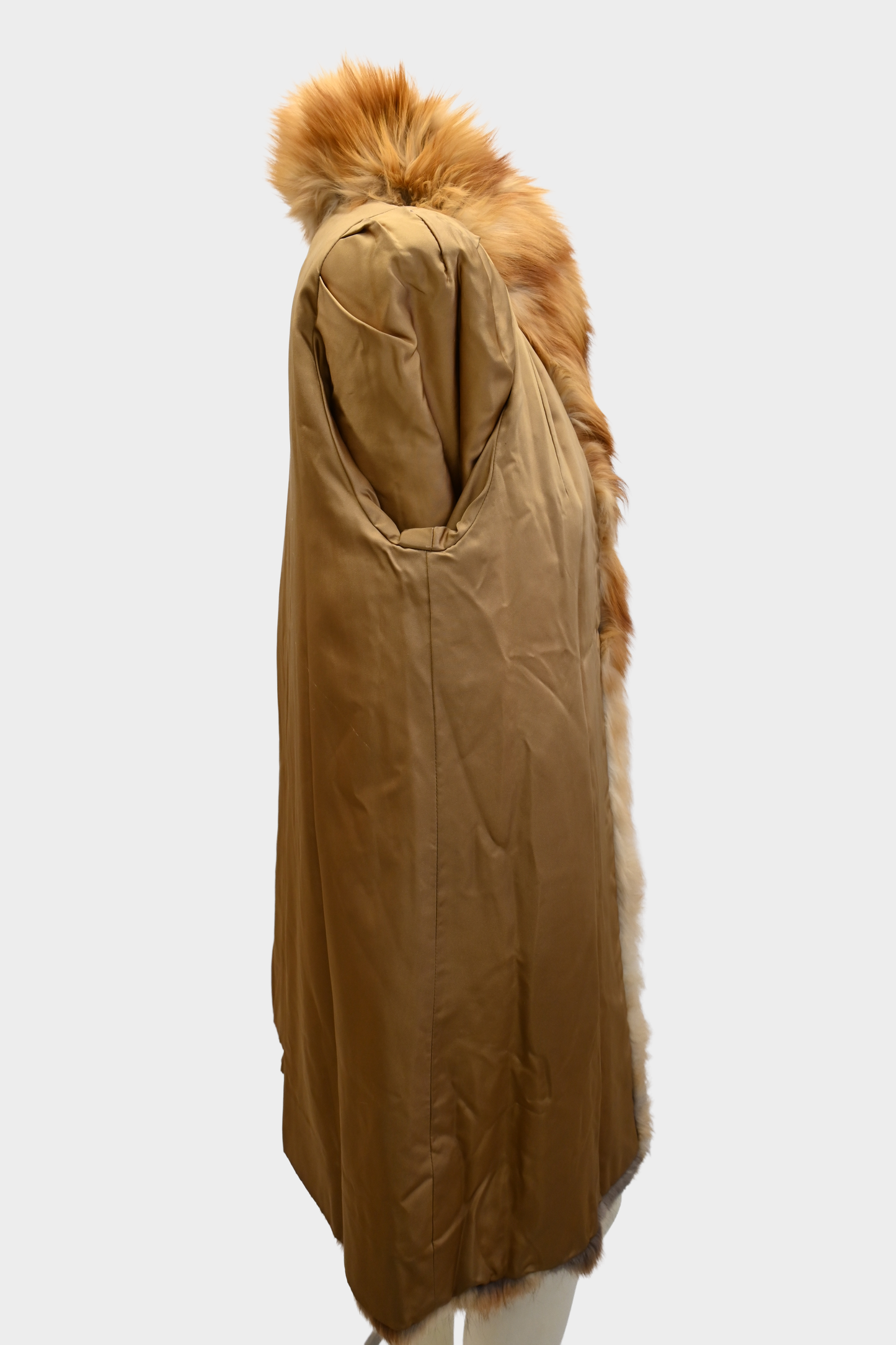 Red Fox Fur Stroller Coat