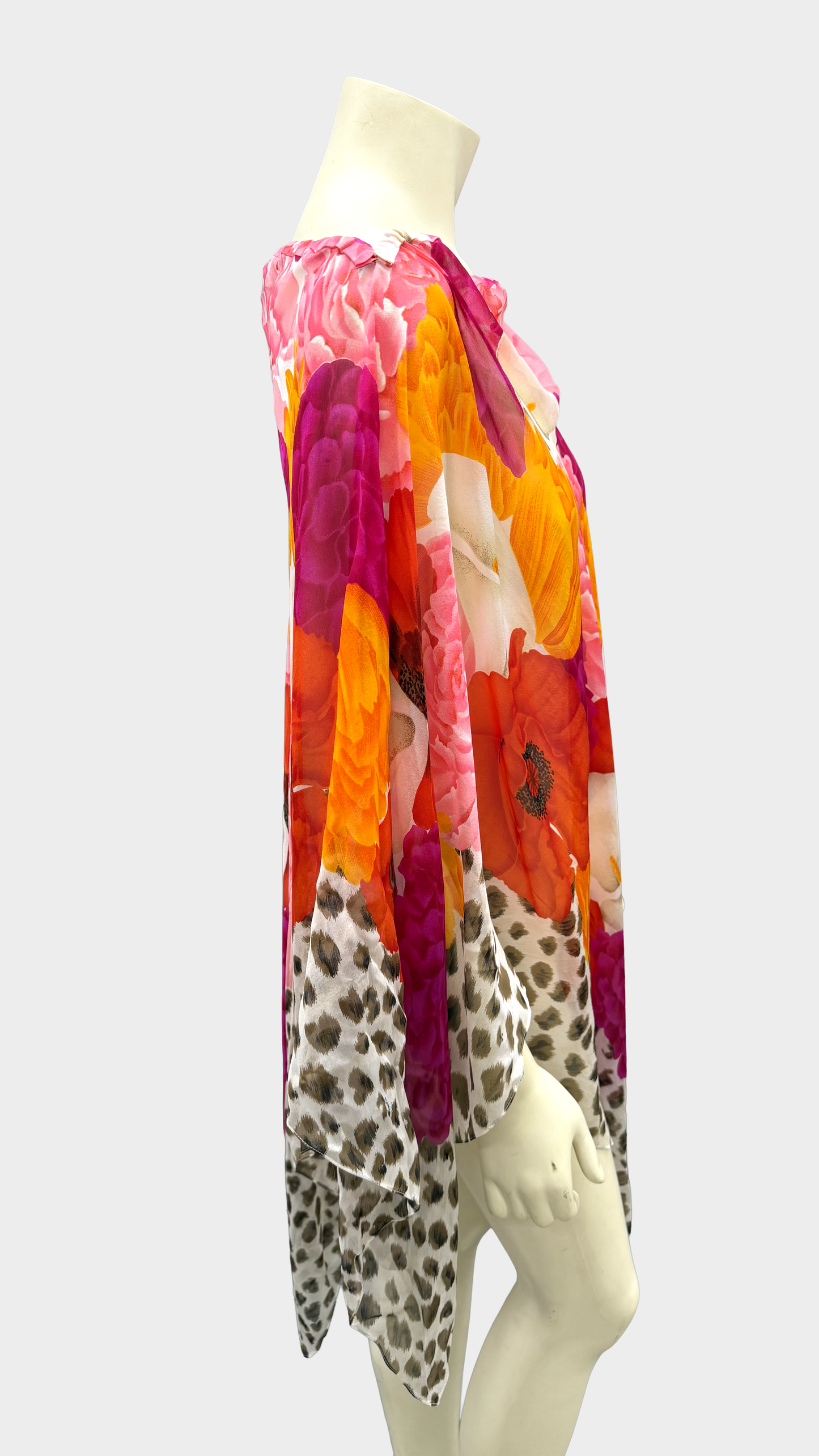 St. John Silk Floral Tunic