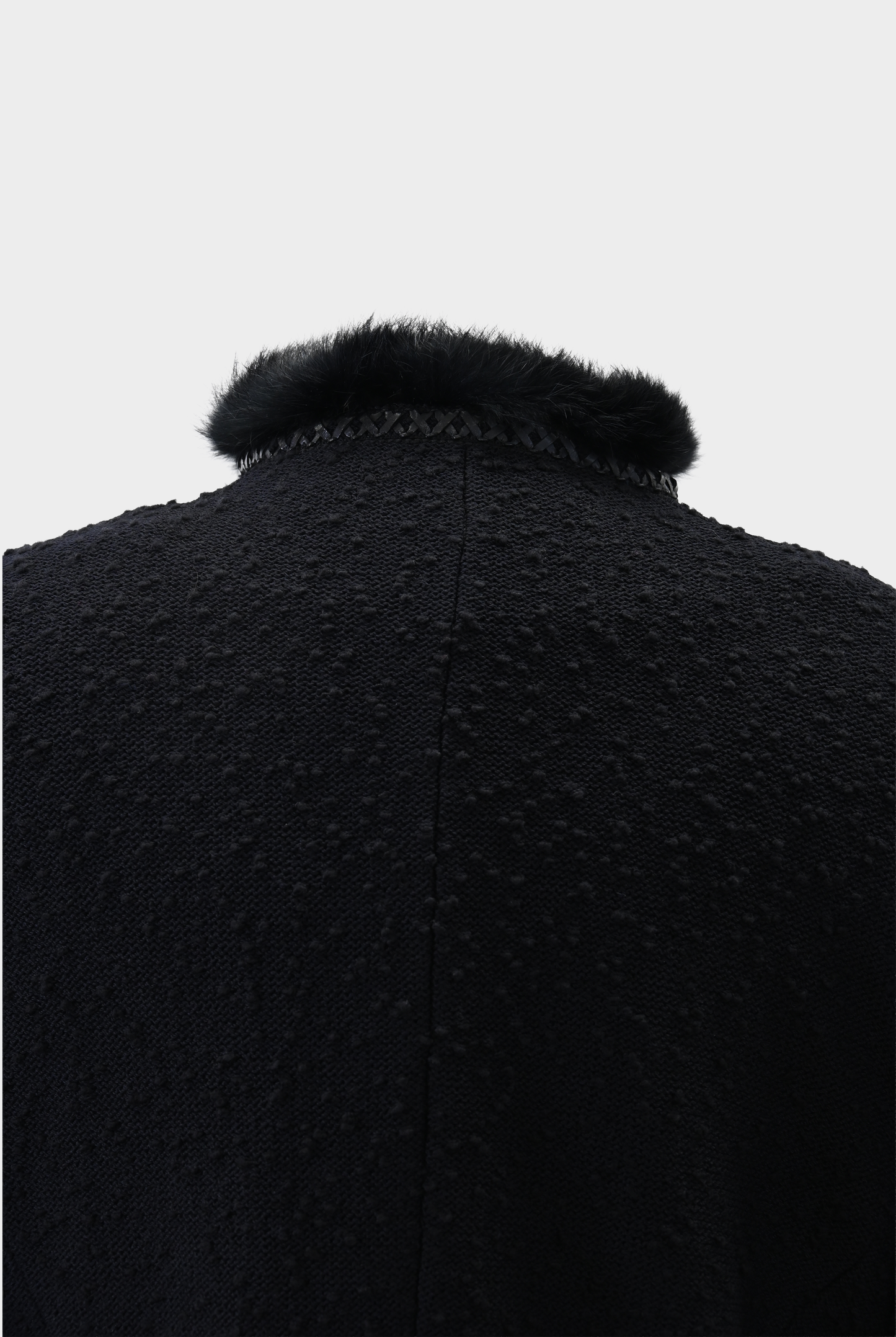 St John Couture Fur Trim Jacket