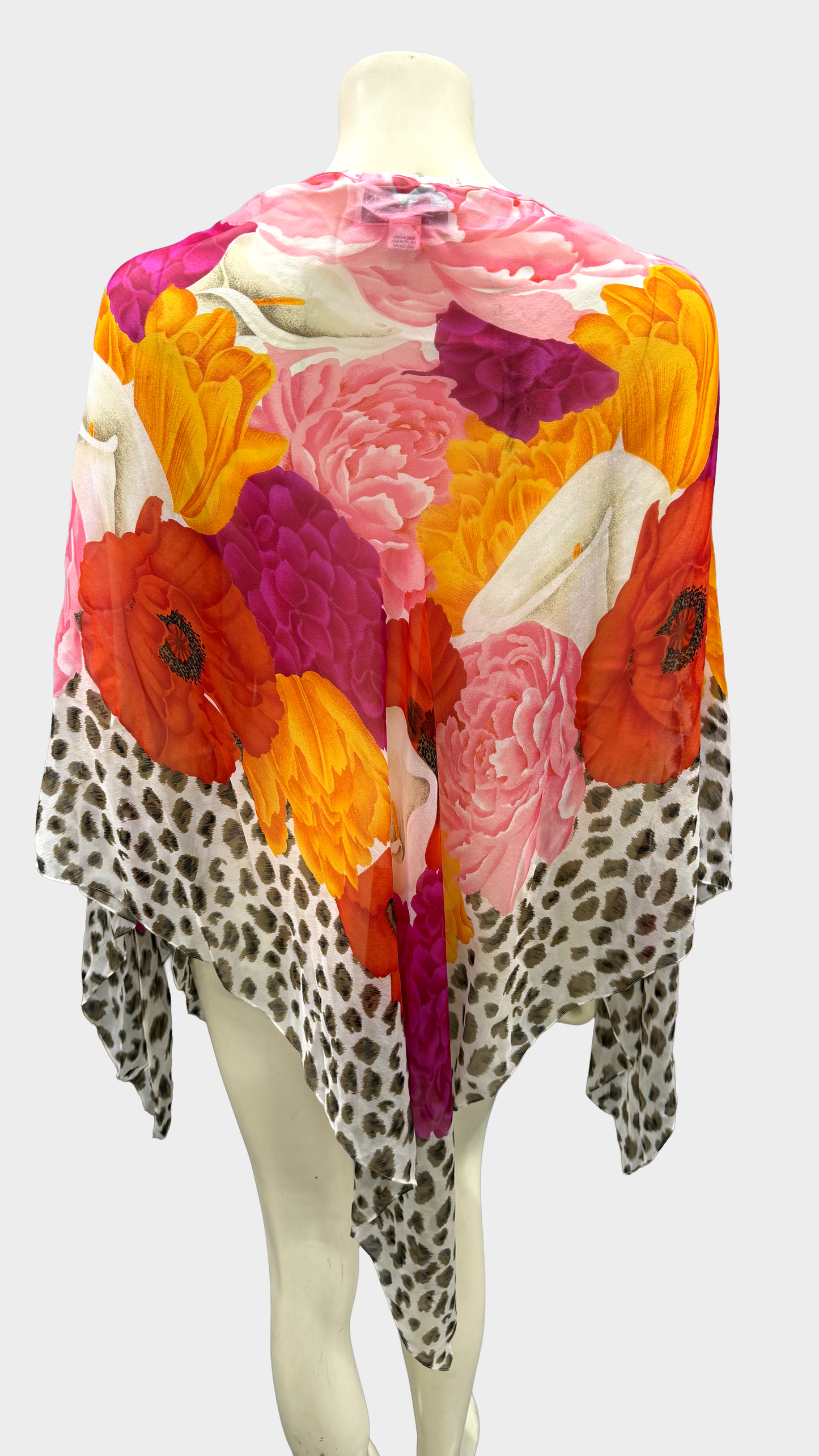 St. John Silk Floral Tunic