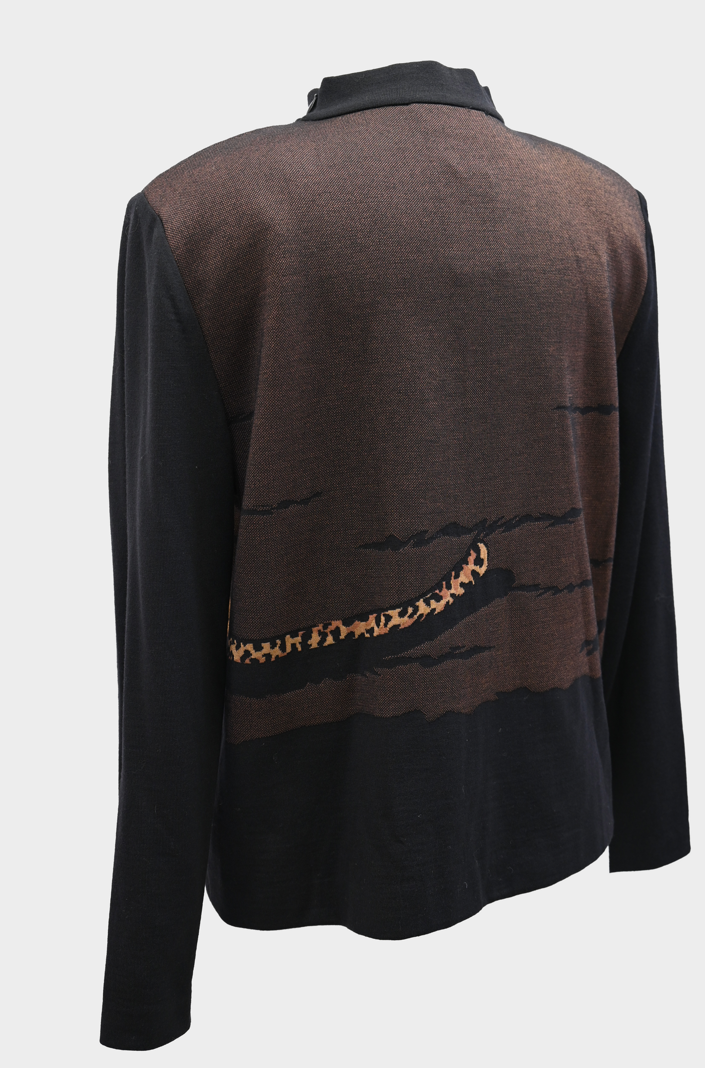 St John Leopard Sweater