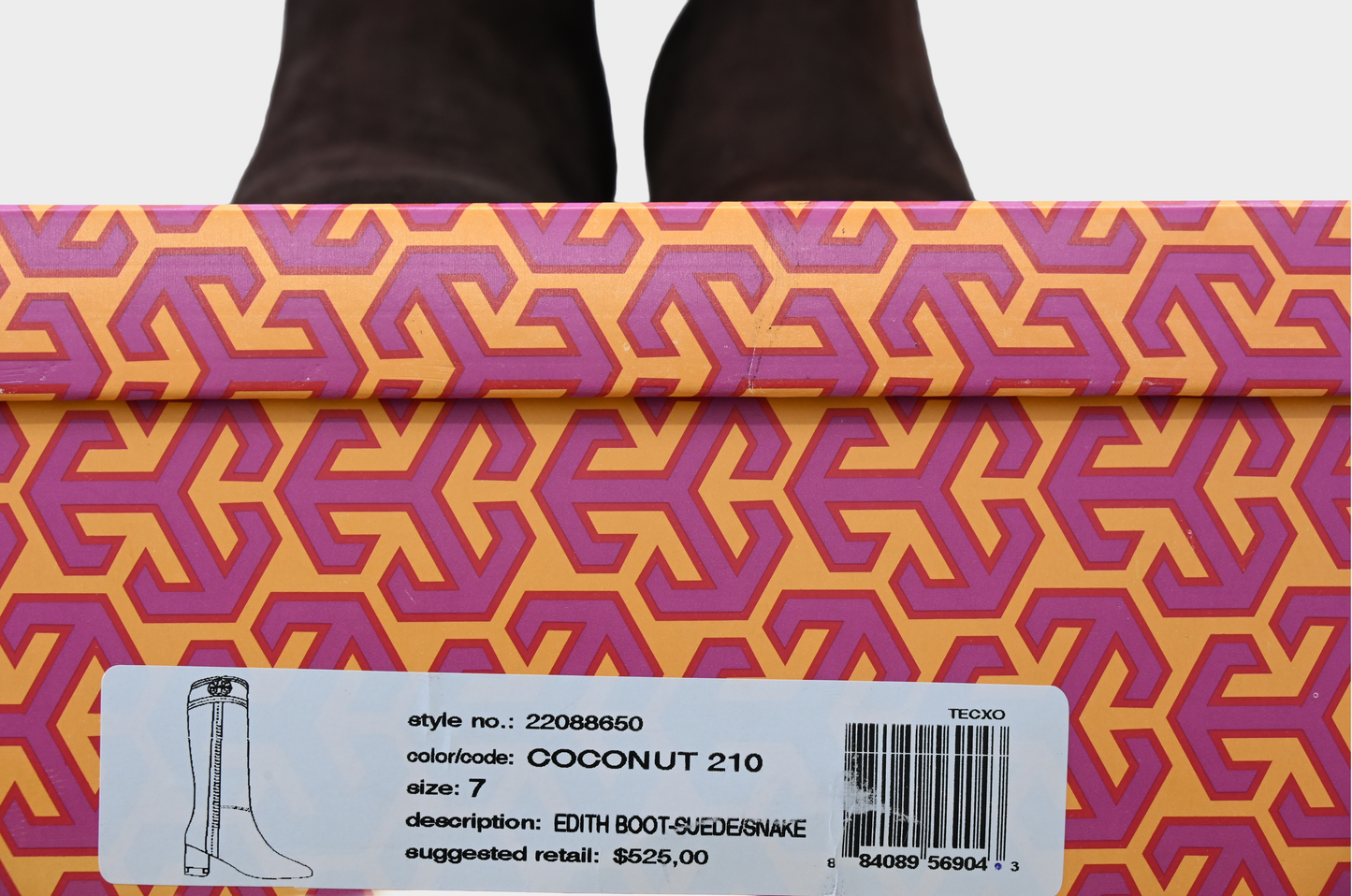 Tory Burch Suede Knee High Boots